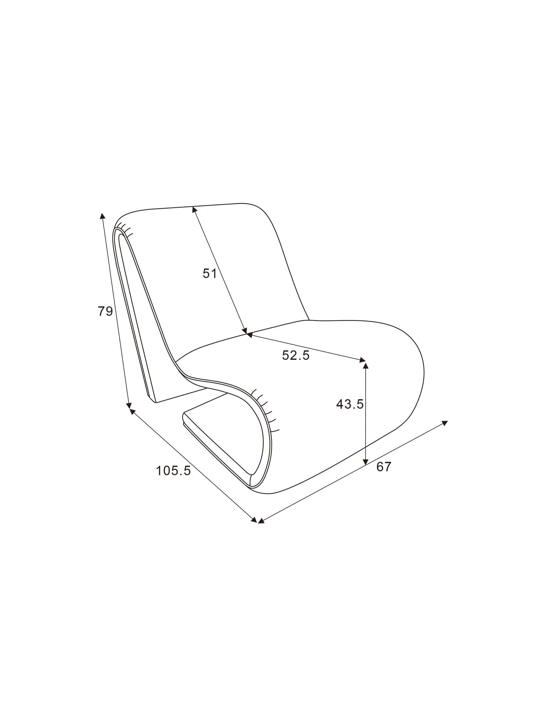 Wexler Chair in Off White Pax Boucle - Image 7 of 7
