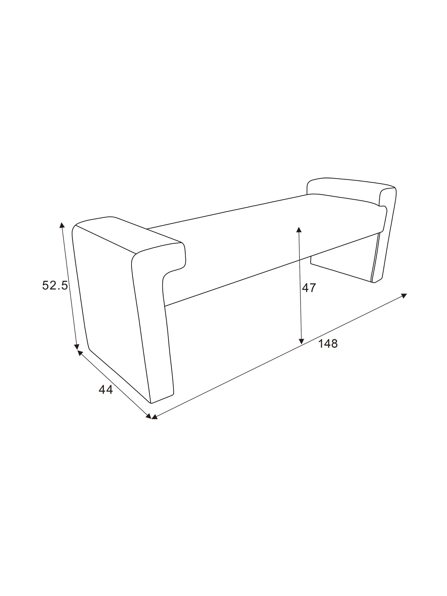 Brixton Bench in Off White Pax Boucle - Image 4 of 7