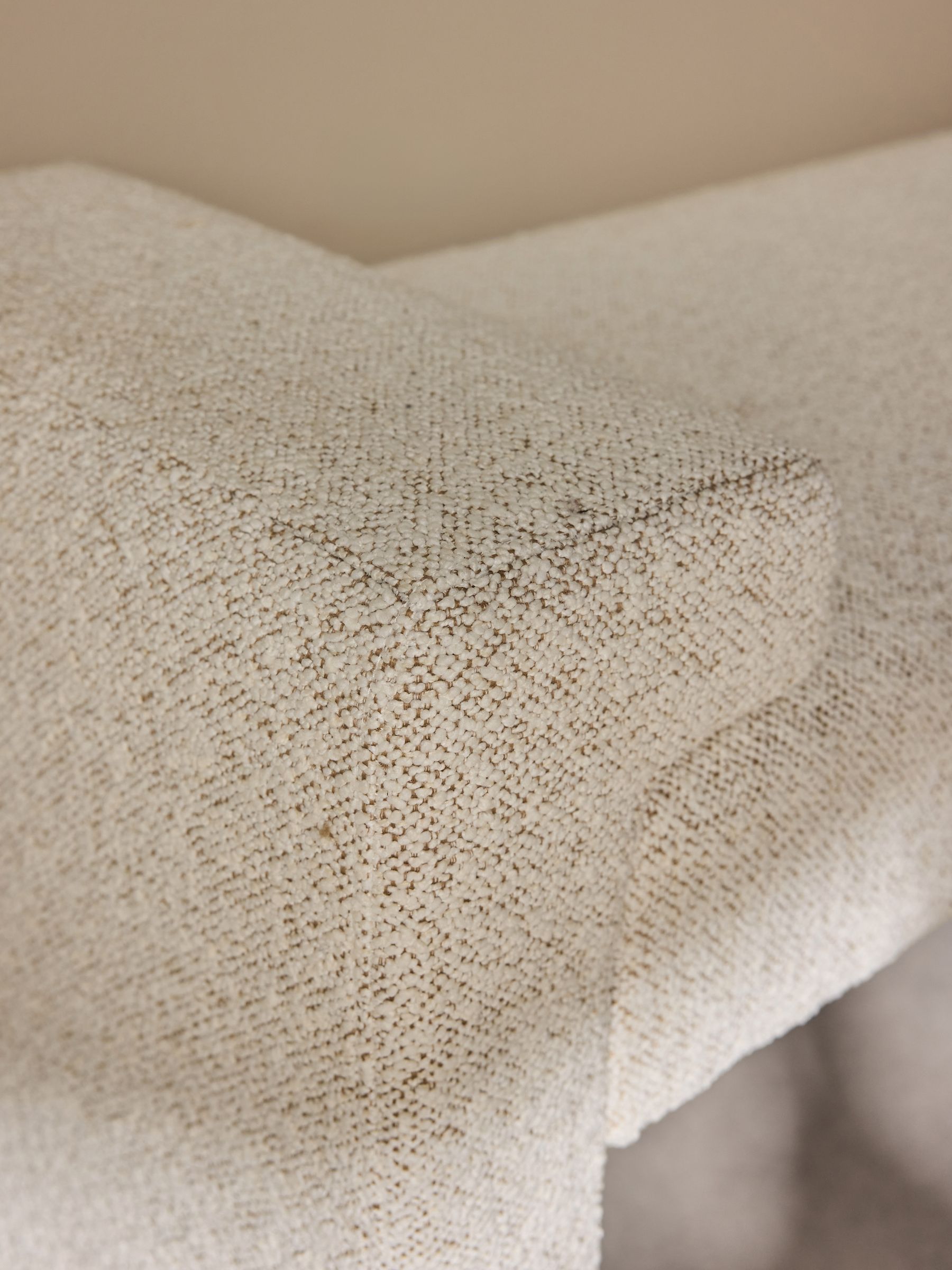 Brixton Bench in Off White Pax Boucle - Image 5 of 7