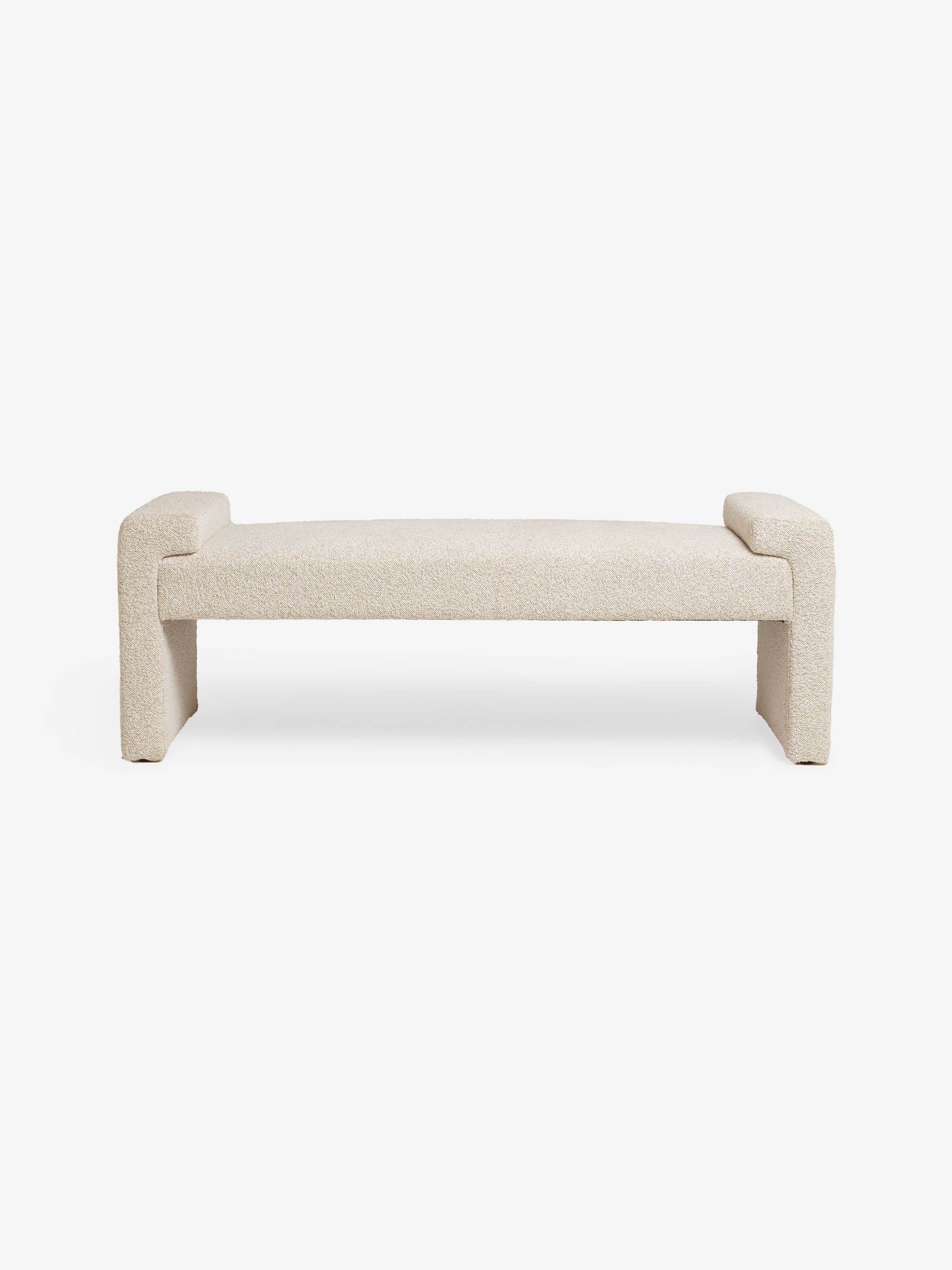 Brixton Bench in Off White Pax Boucle - Image 7 of 7