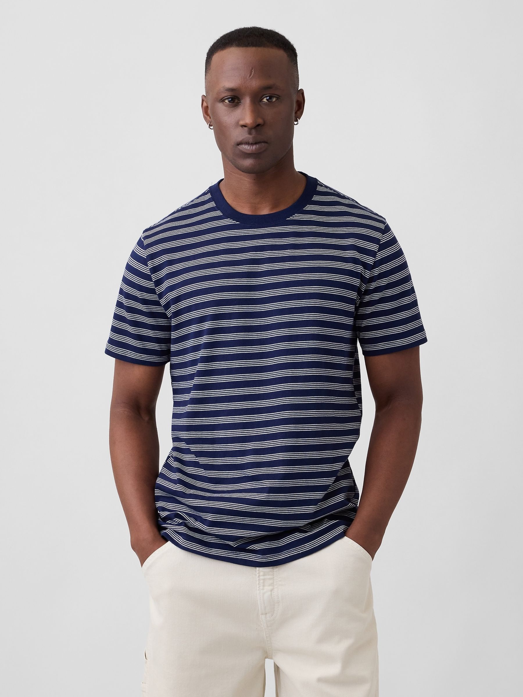 Navy Everyday Soft Crew Neck T-Shirt - Image 1 of 5