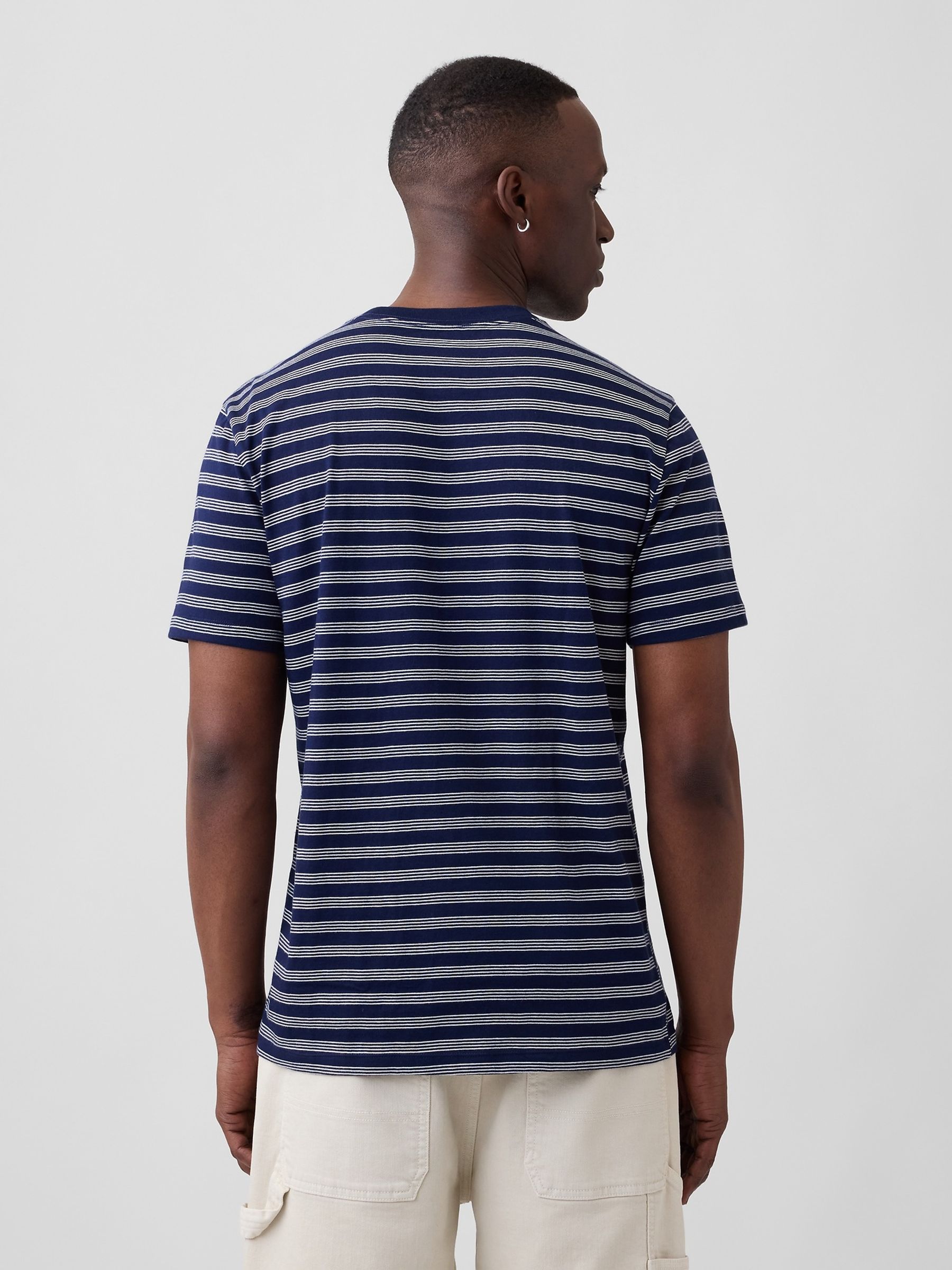 Navy Everyday Soft Crew Neck T-Shirt - Image 2 of 5 Navy Everyday Soft Crew Neck T-Shirt - Image 2 of 5