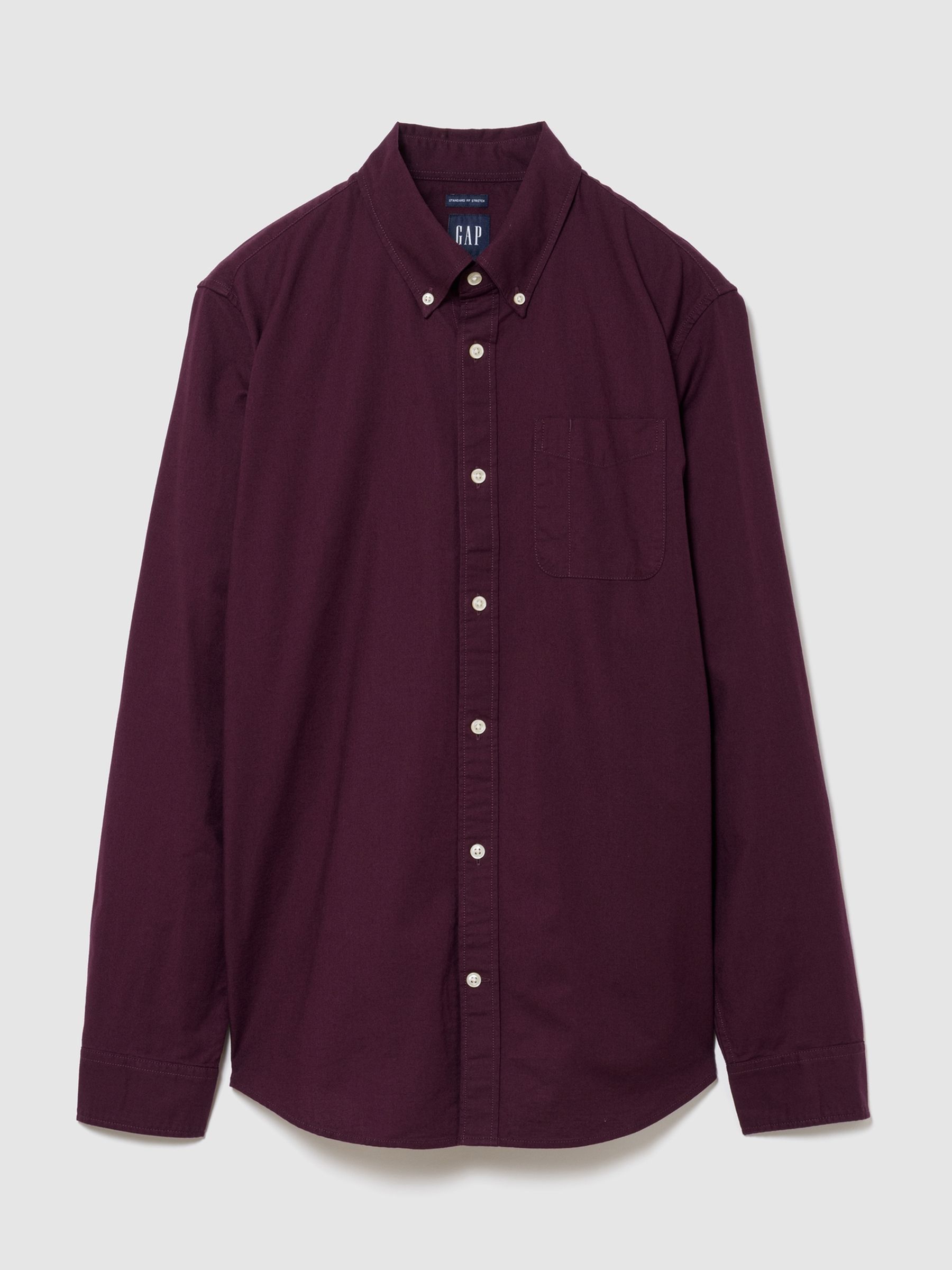 Burgundy Red Oxford Button-Down Shirt - Image 1 of 2