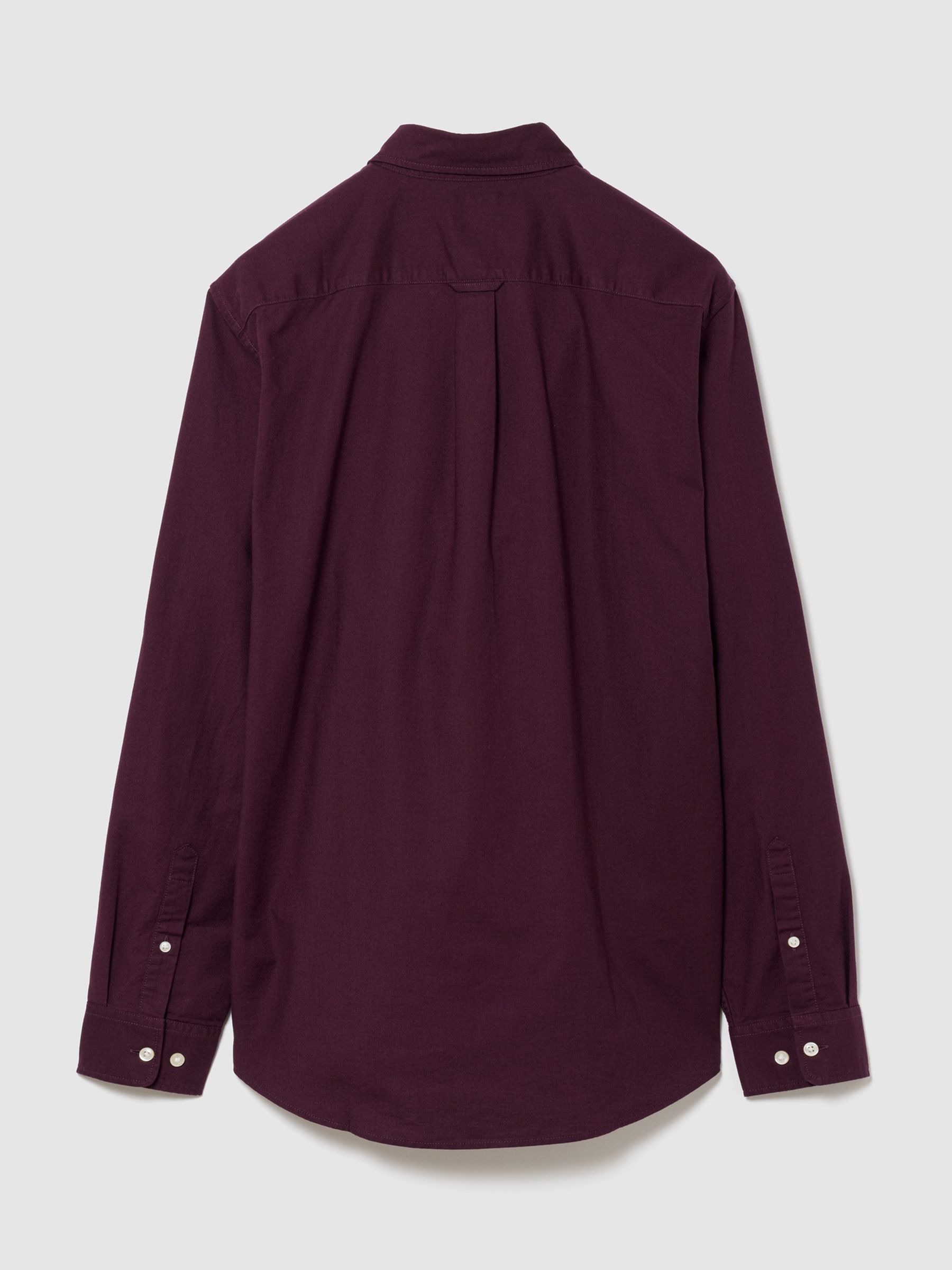 Burgundy Red Oxford Button-Down Shirt - Image 2 of 2