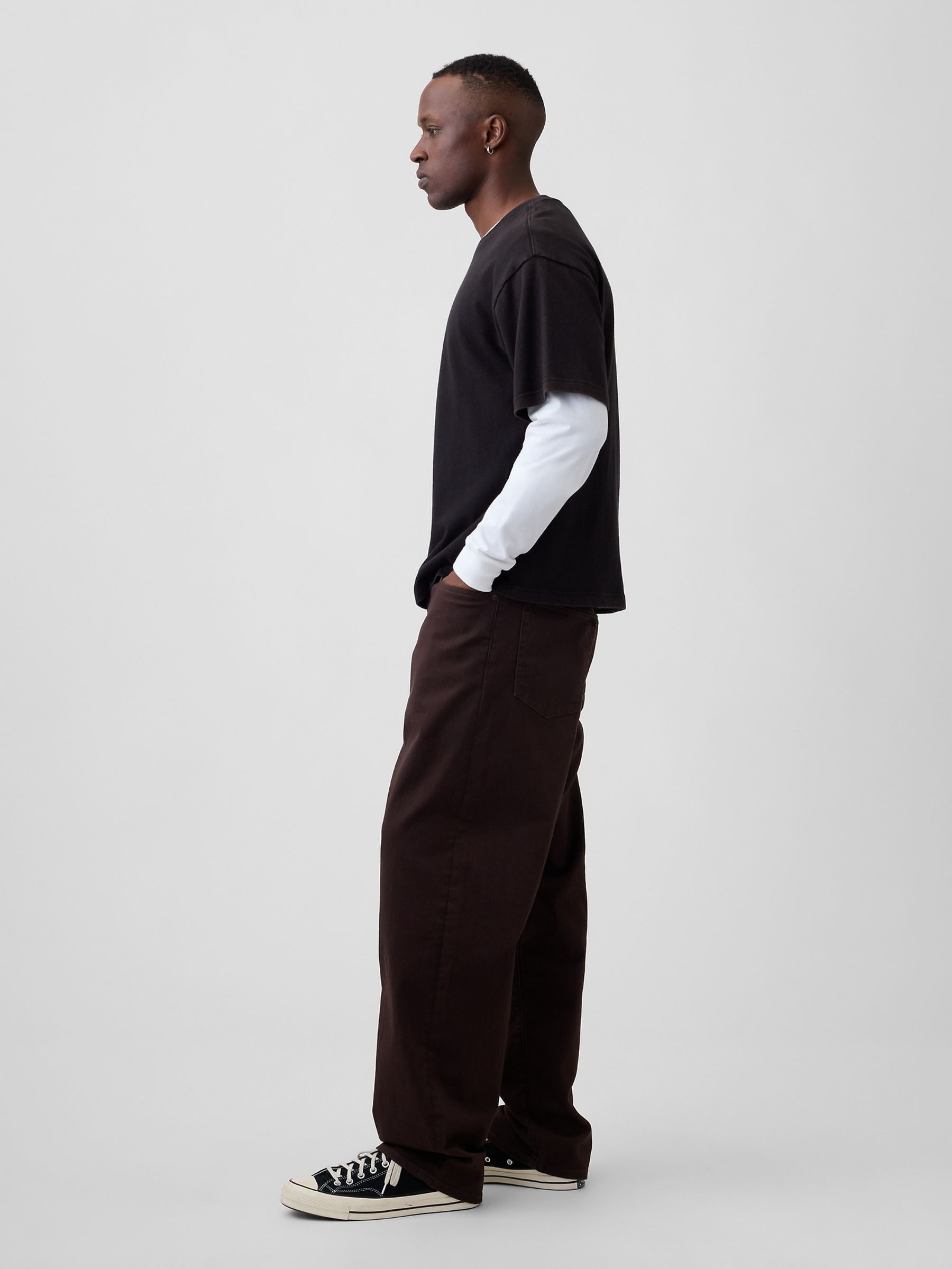 Brown Baggy Jeans - Image 3 of 6