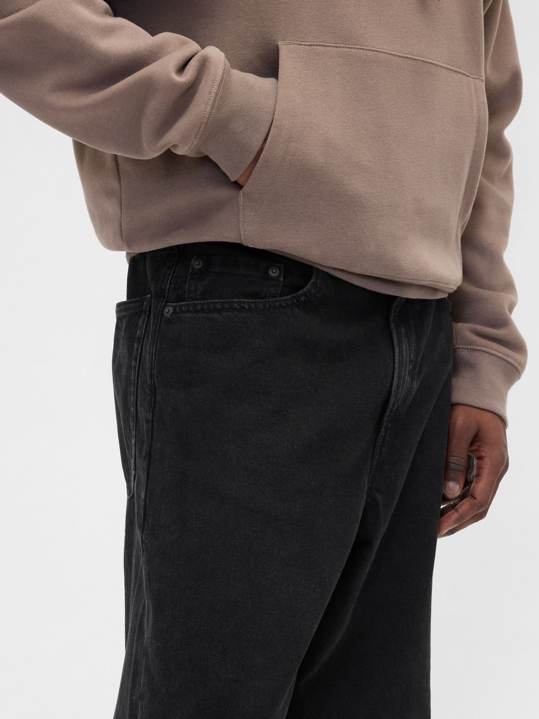 Black Baggy Jeans - Image 5 of 6