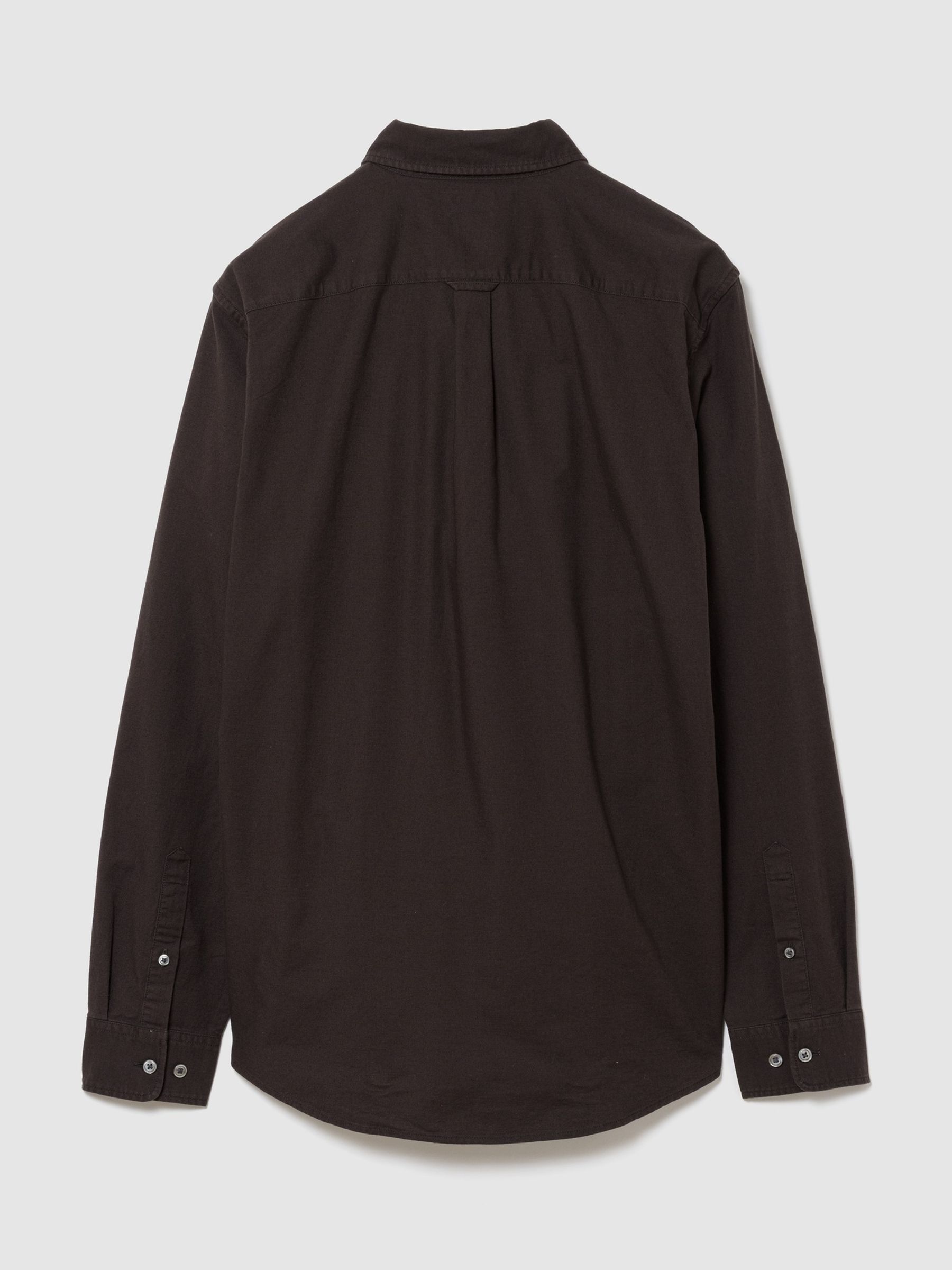 Chocolate Brown Oxford Button-Down Shirt - Image 2 of 2 Chocolate Brown Oxford Button-Down Shirt - Image 2 of 2