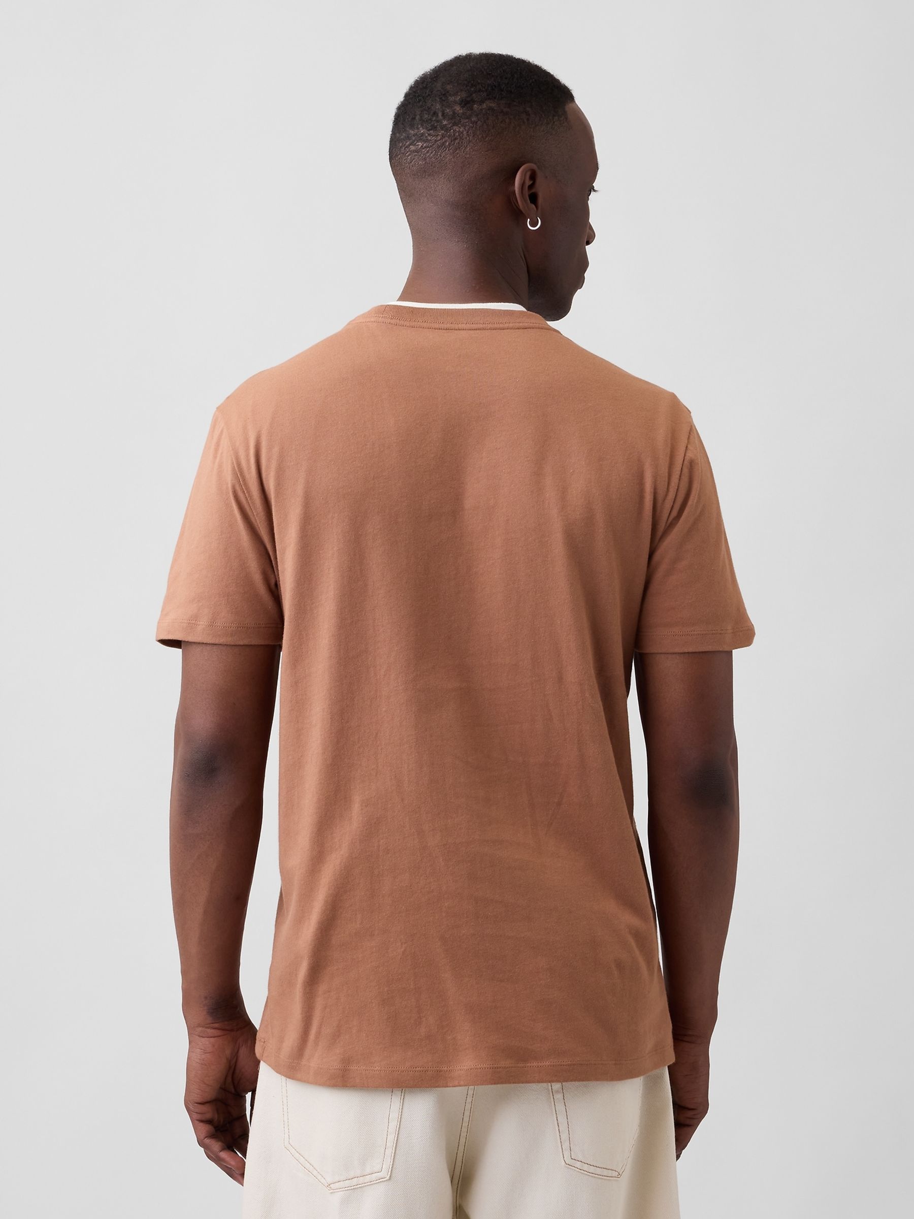 Orange Everyday Soft Crew Neck T-Shirt - Image 2 of 5