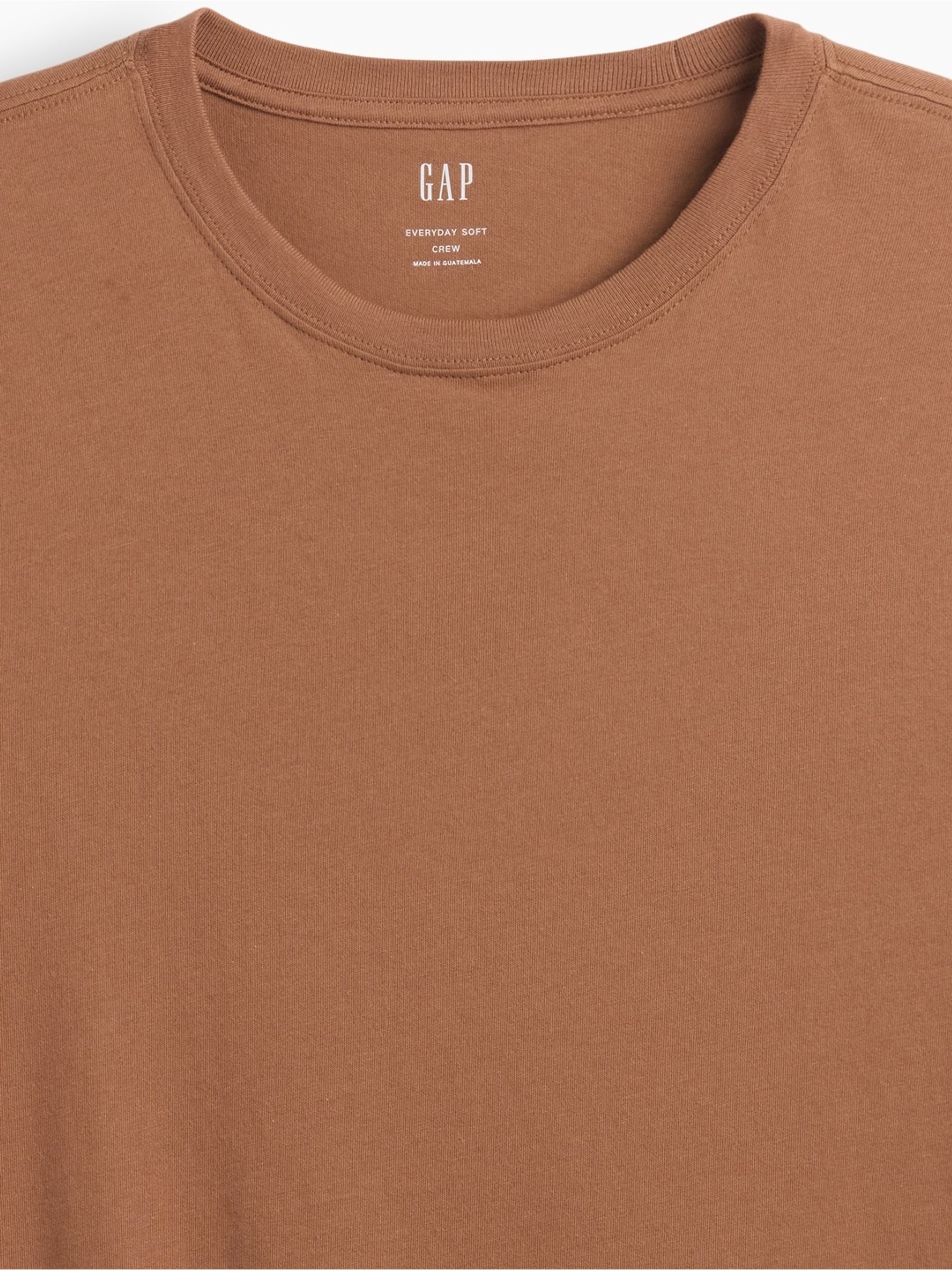 Orange Everyday Soft Crew Neck T-Shirt - Image 5 of 5
