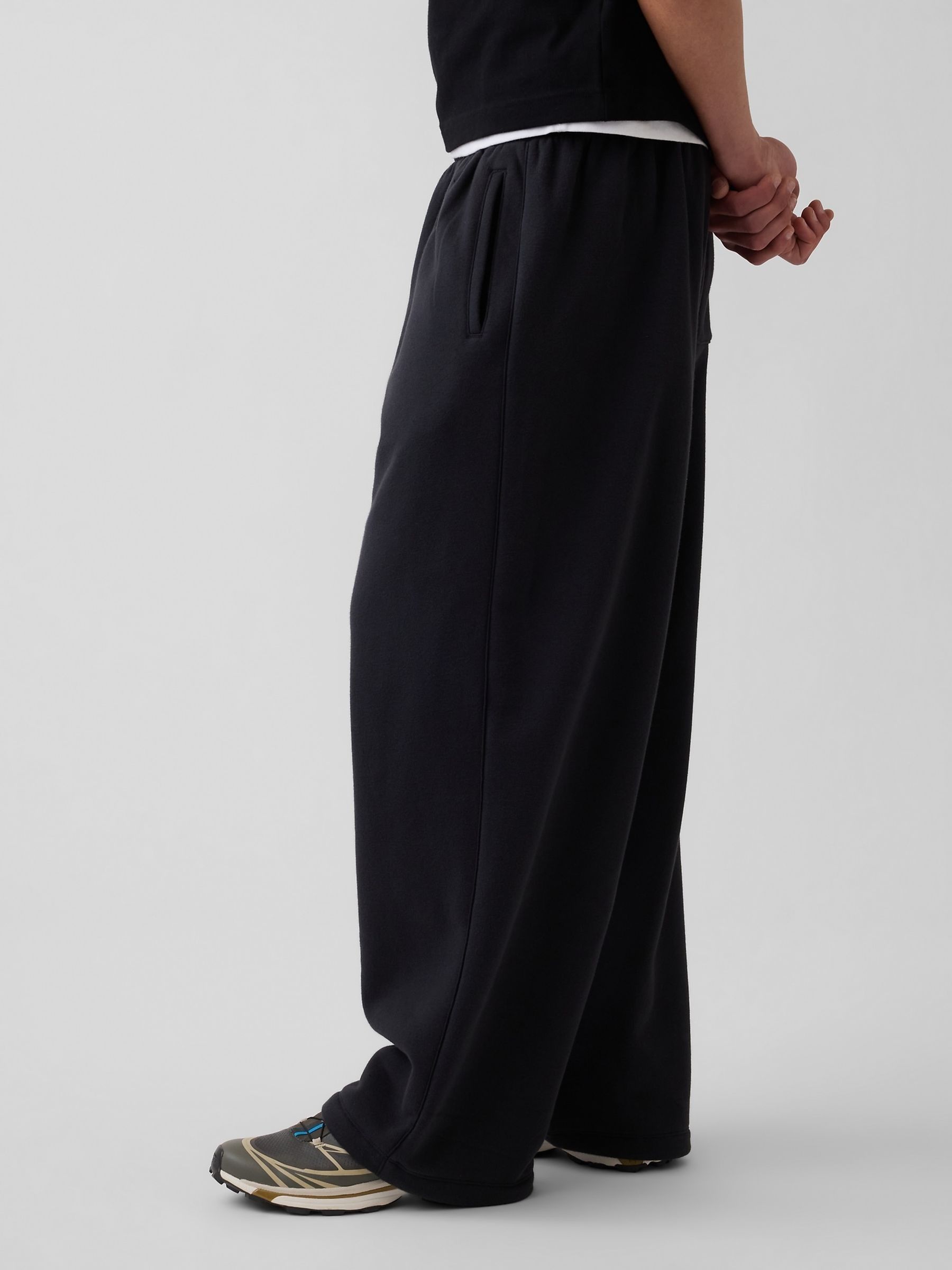 Black Vintage Soft Baggy Joggers - Image 3 of 5