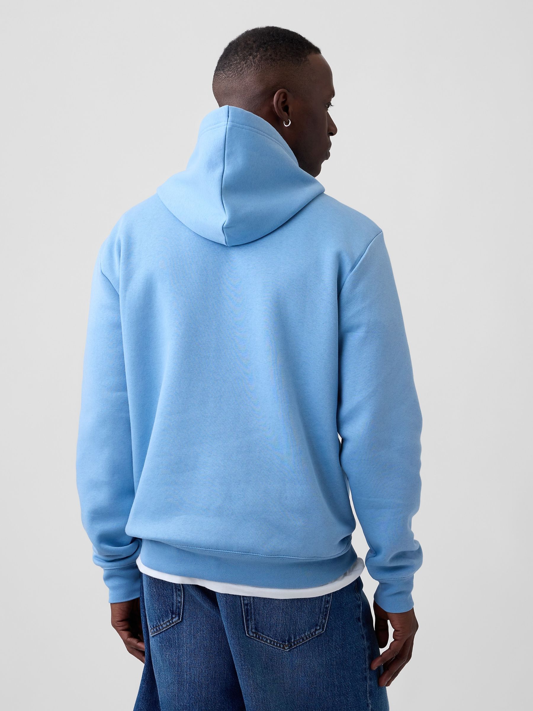 Blue/Burgundy VintageSoft Arch Logo Hoodie - Image 2 of 4