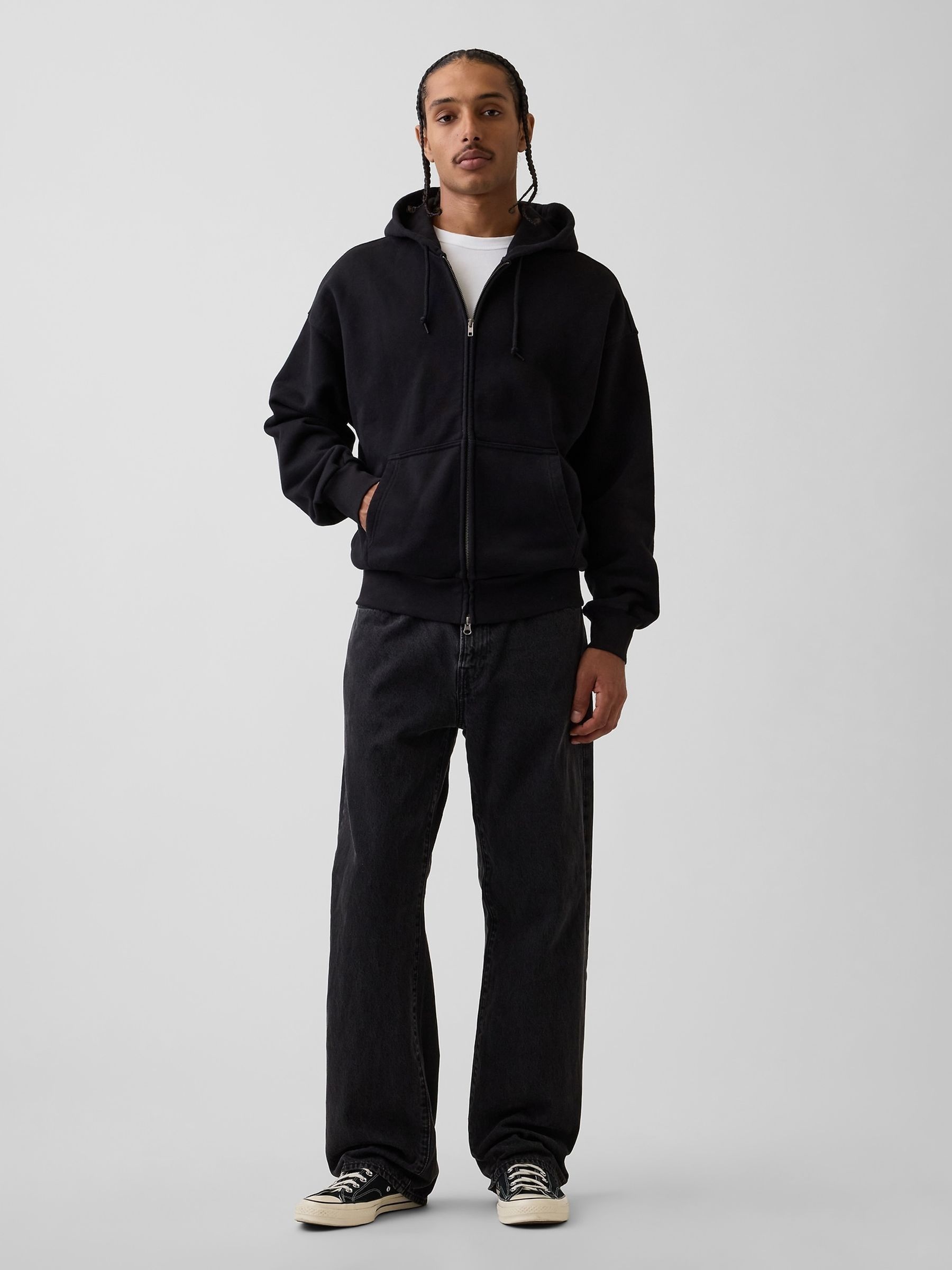Black 90s Loose Jeans - Image 5 of 5 Black 90s Loose Jeans - Image 5 of 5