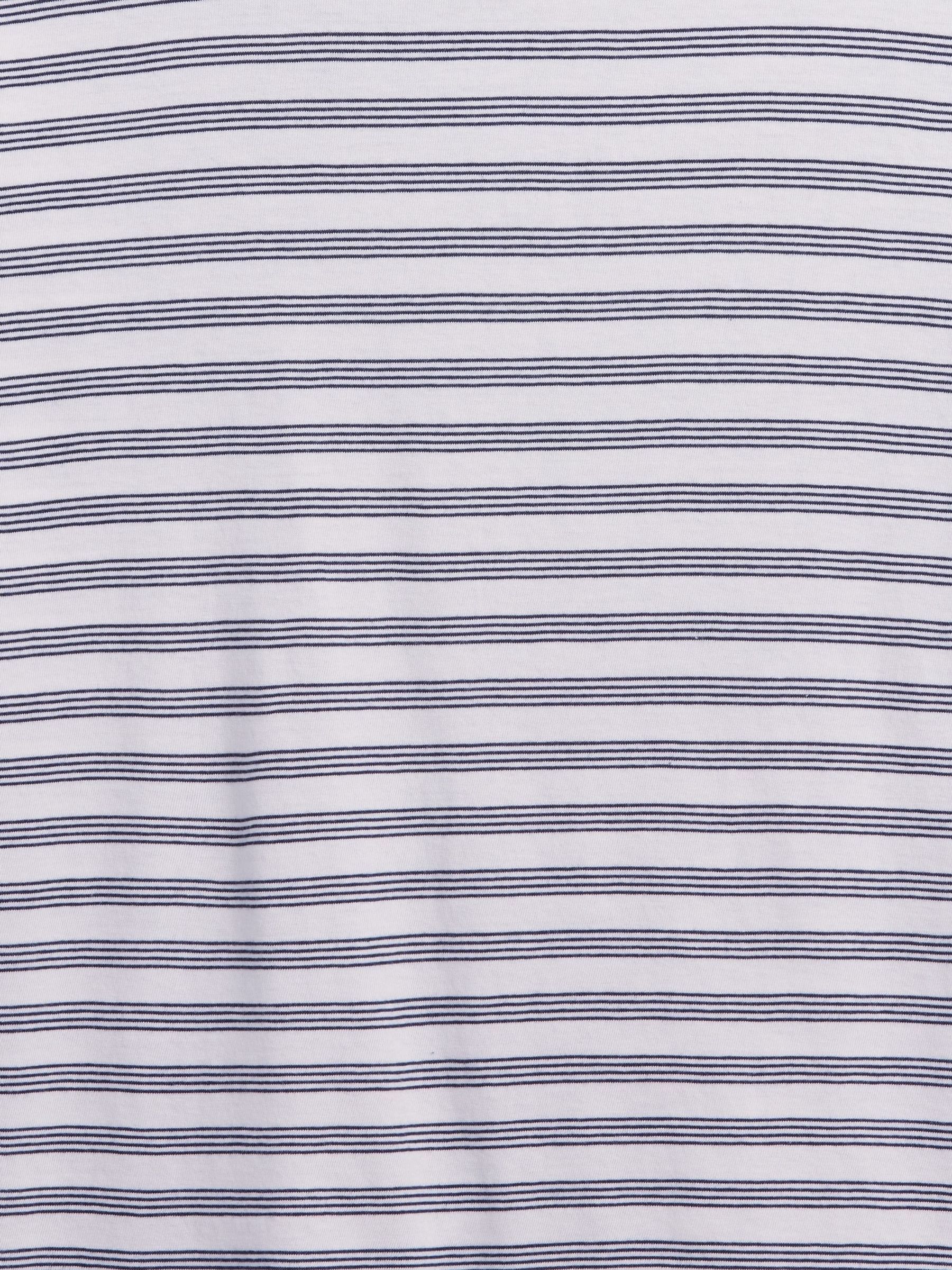 White/Black Everyday Soft Crew Neck T-Shirt - Image 5 of 5