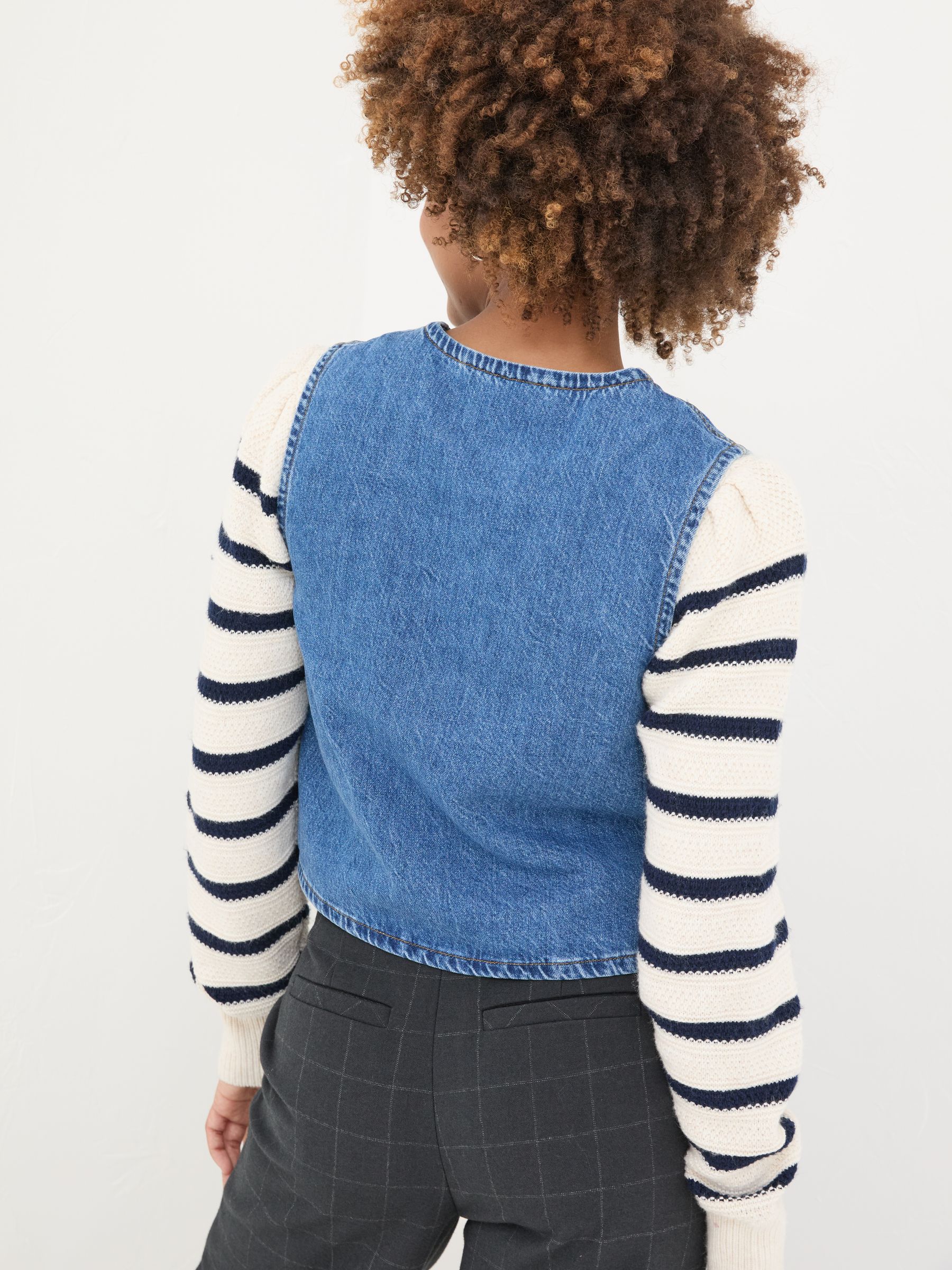 Blue Alba Denim Waistcoat - Image 2 of 4