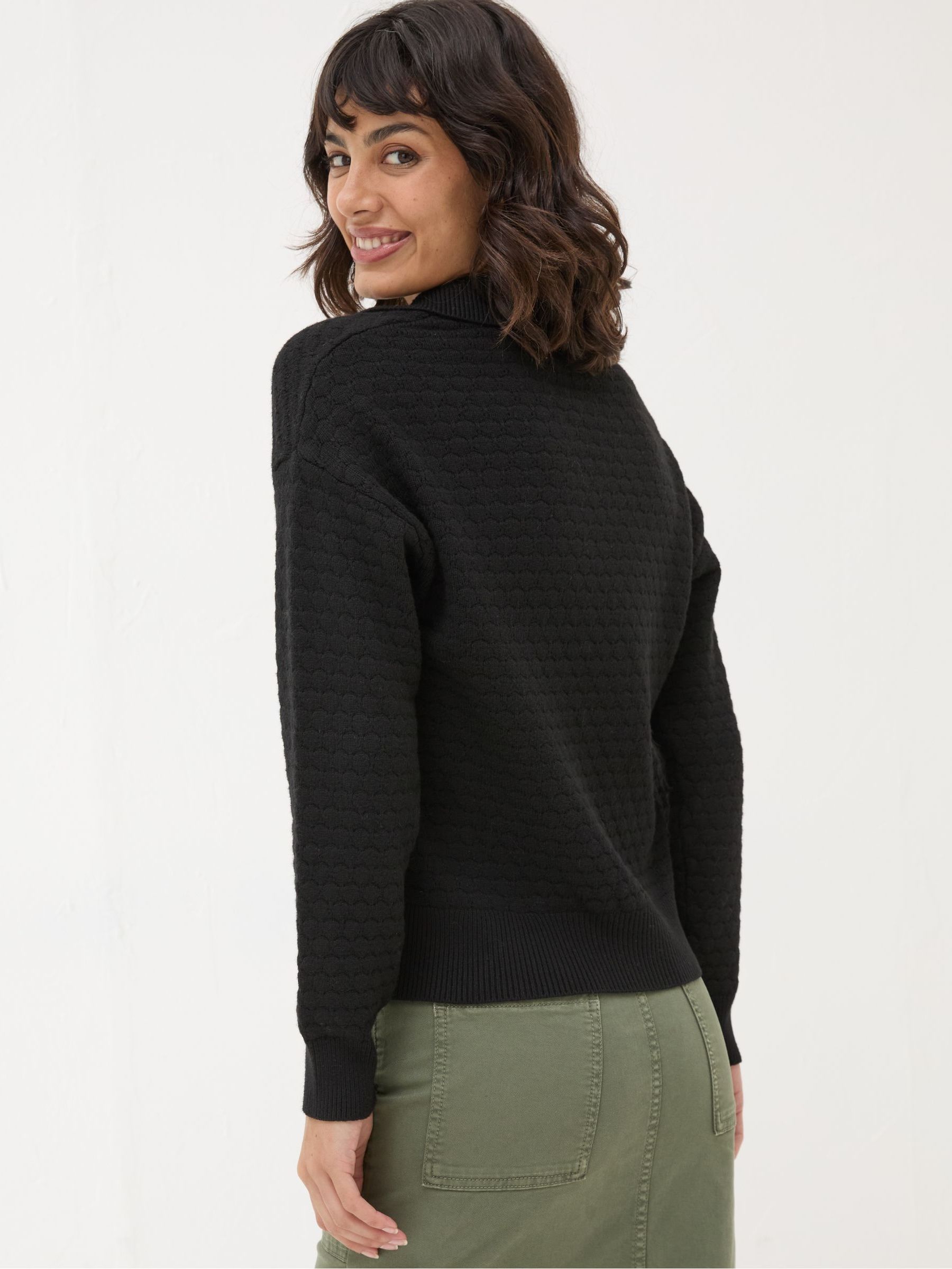 Black Bea Collar Jumper - Image 2 of 5