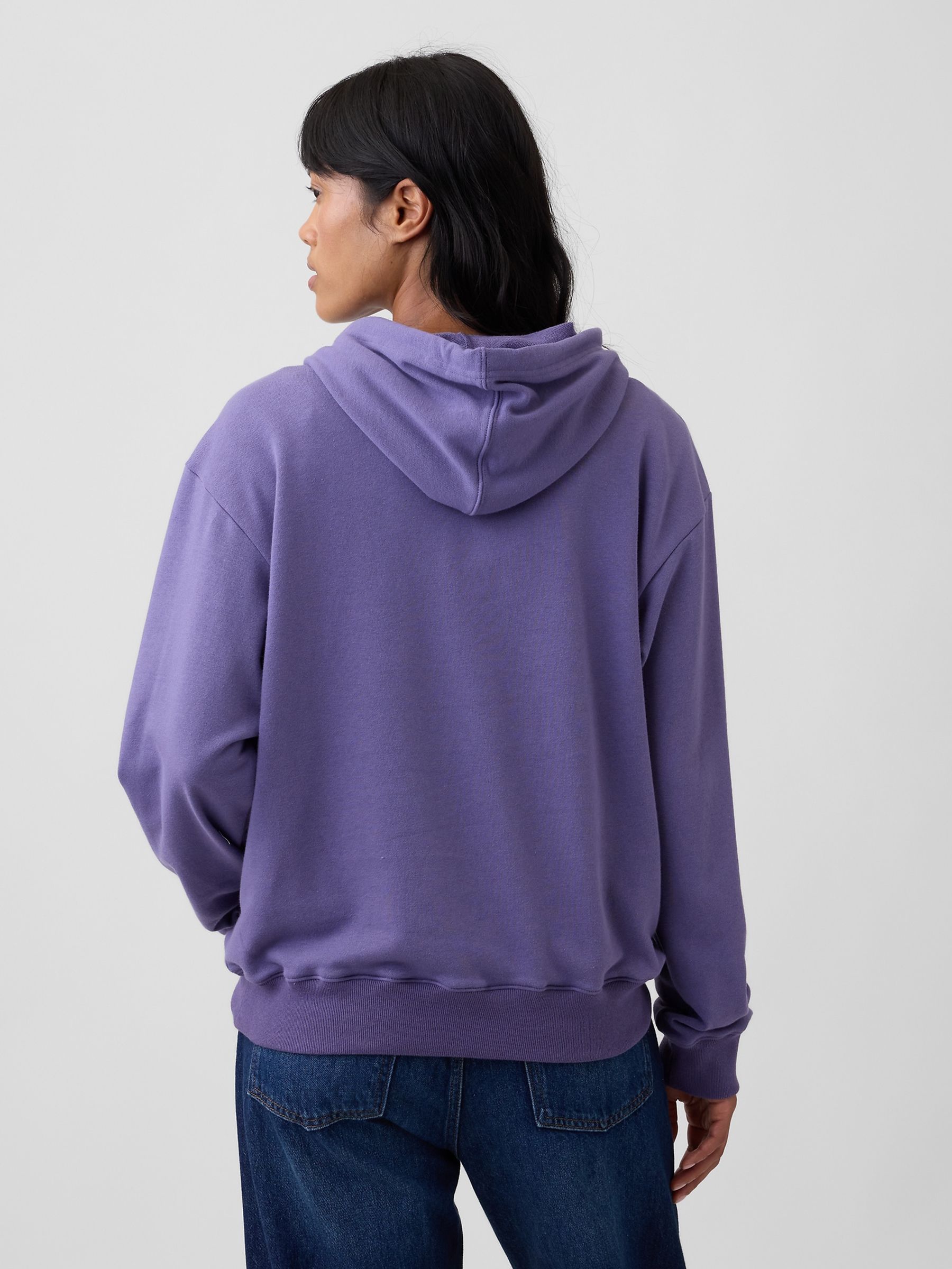 Purple Relaxed Logo Hoodie - Image 2 of 4