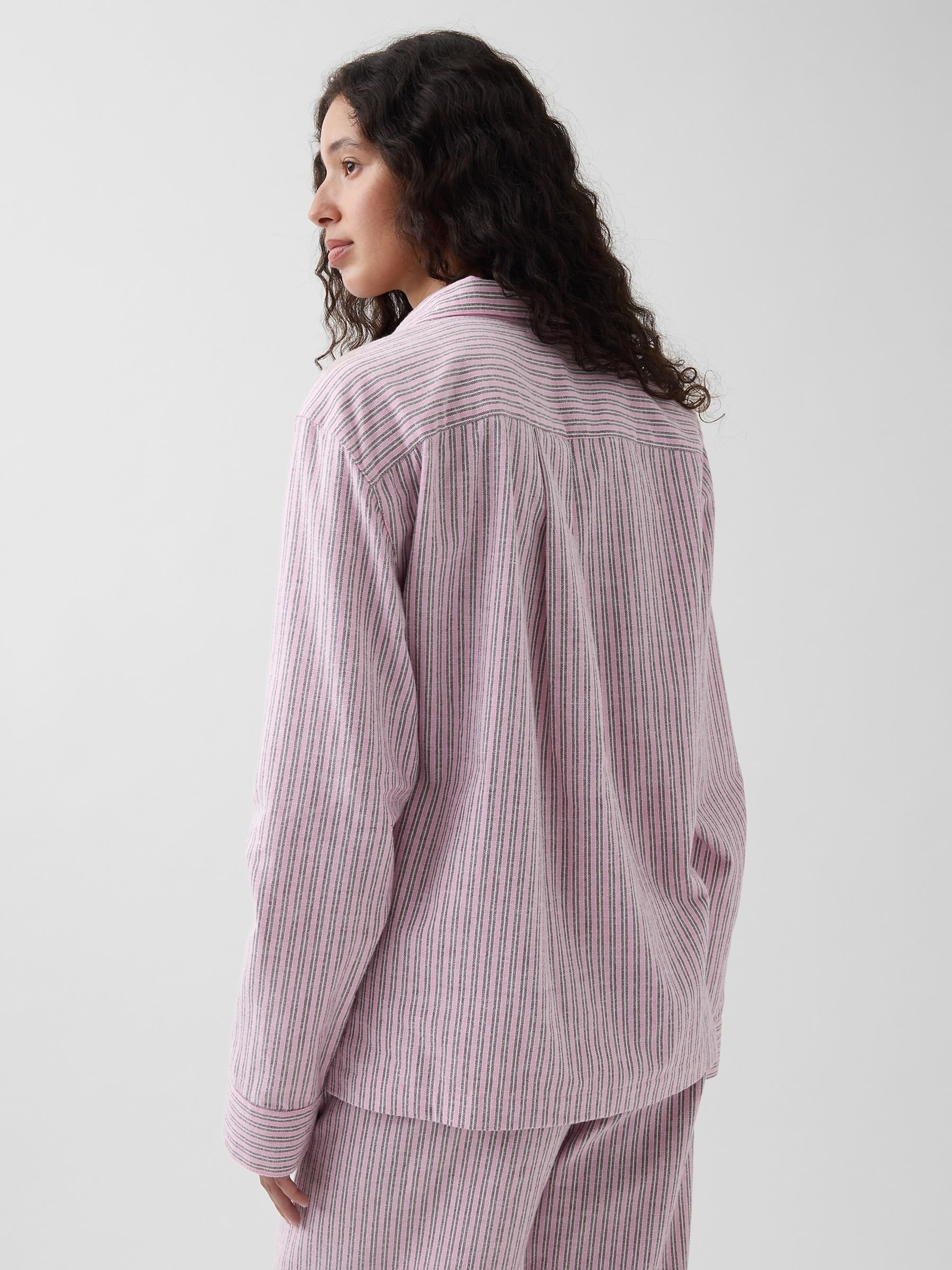 Pink Softest Flannel Pyjamas Shirt - Image 2 of 4