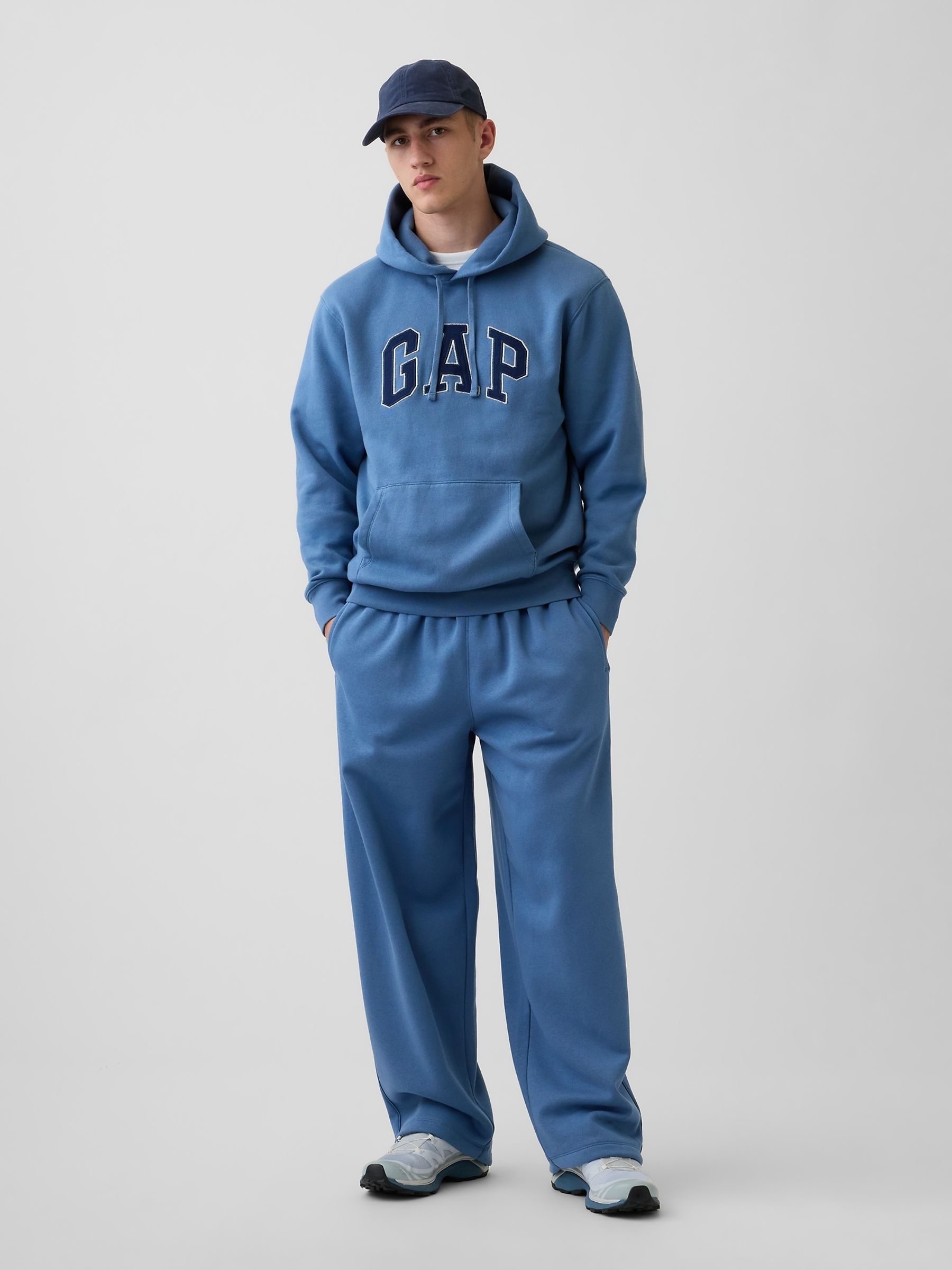 Blue Vintage Soft Baggy Joggers - Image 4 of 5