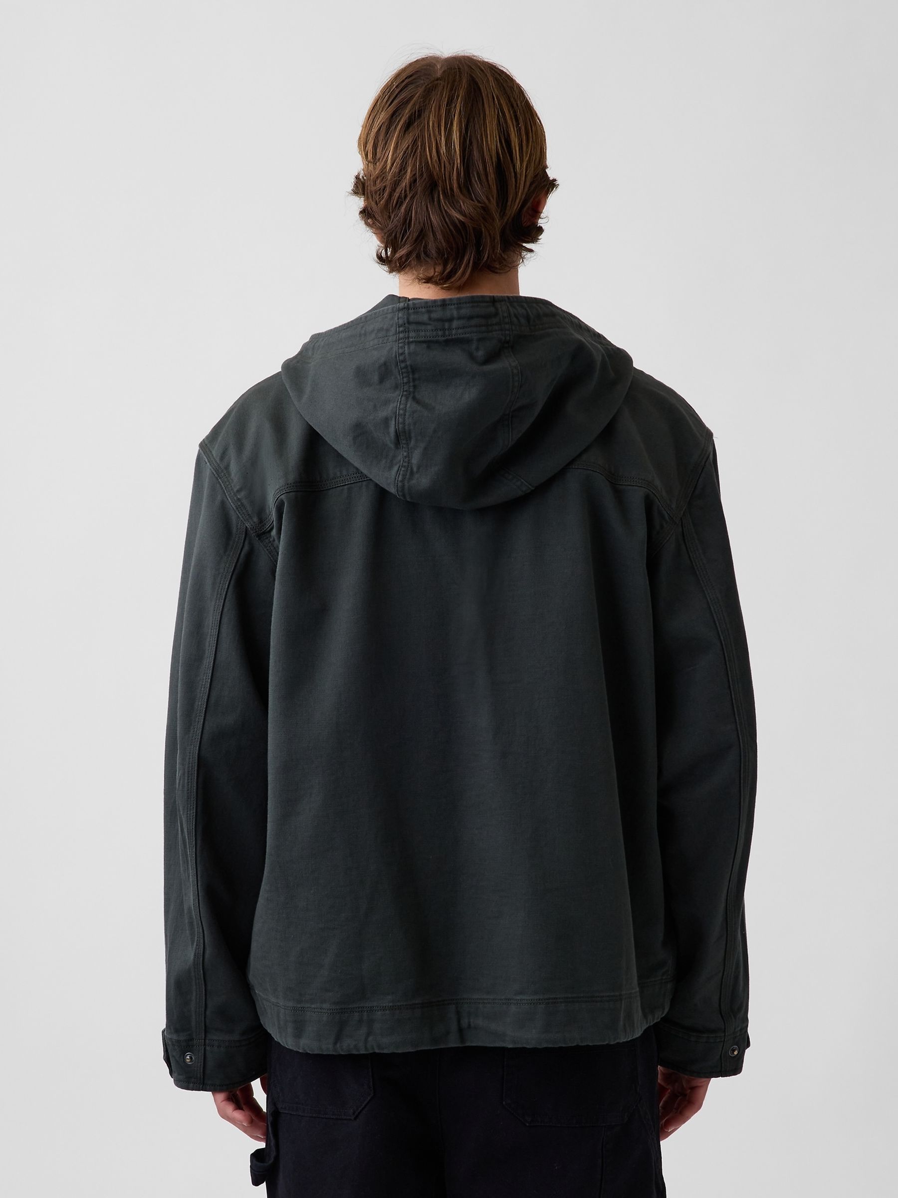 Green Oversized Utility Jacket - Image 2 of 4 Green Oversized Utility Jacket - Image 2 of 4