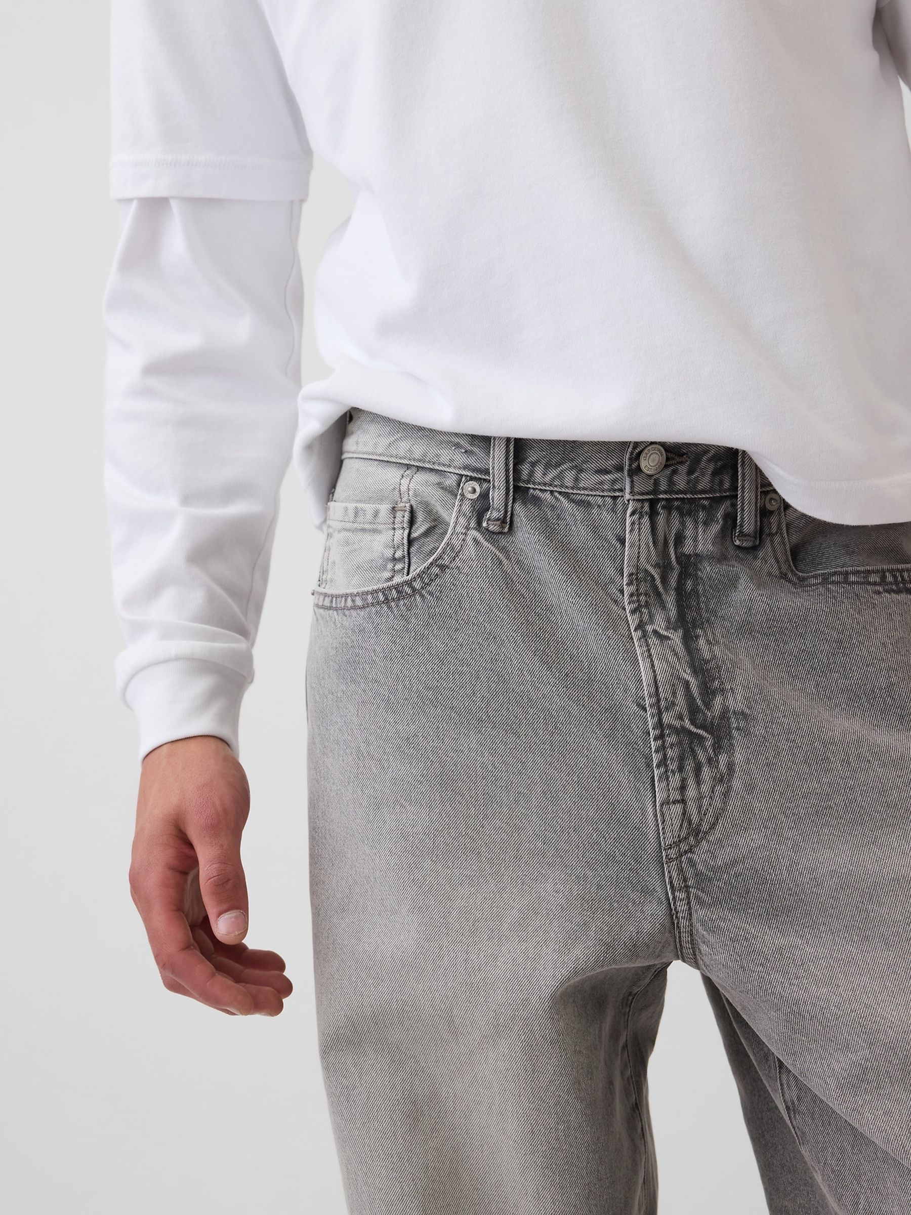 Grey Baggy Jeans - Image 5 of 5
