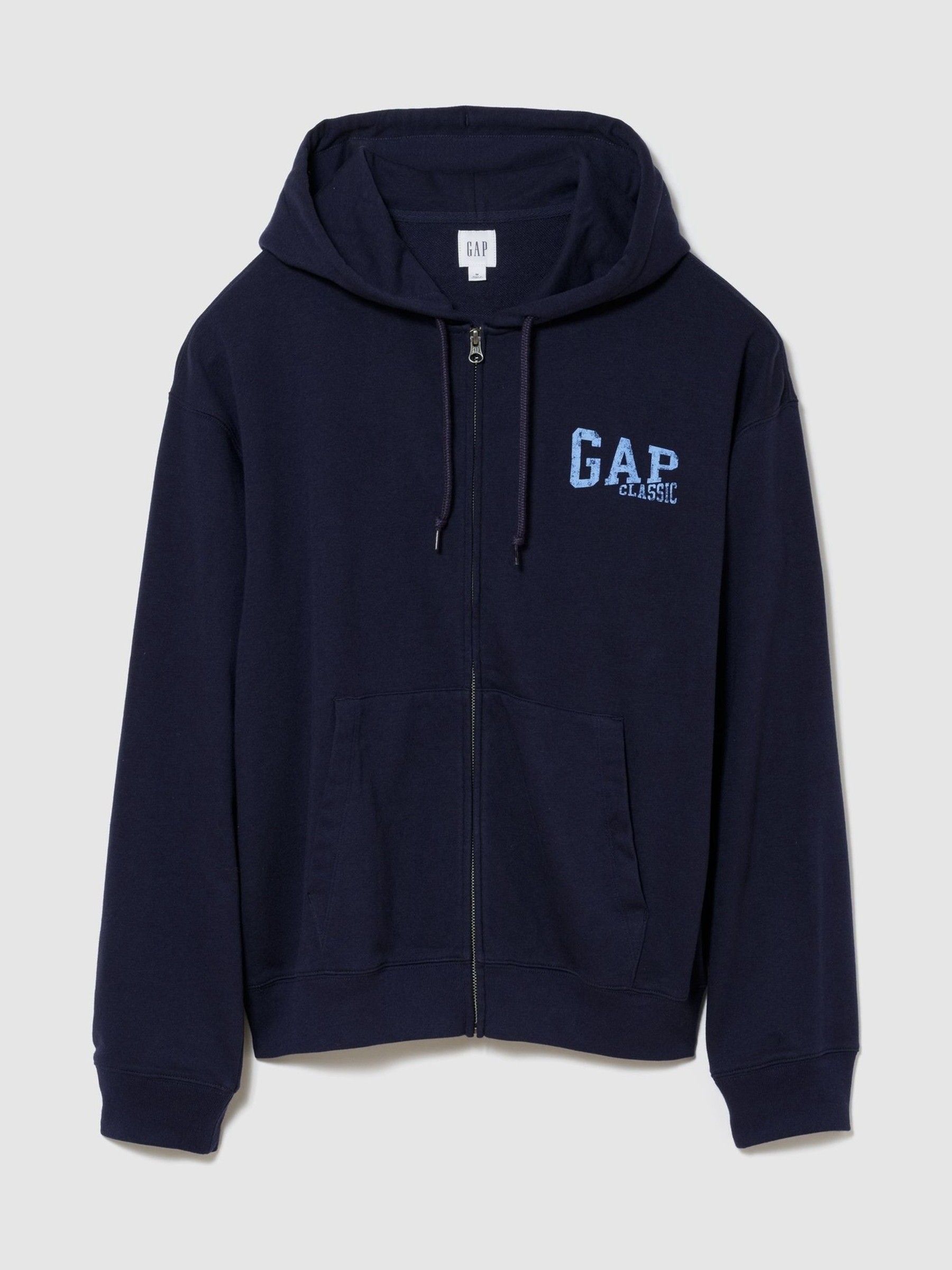 Blue Relaxed Gap Logo Zip Hoodie - Image 1 of 4