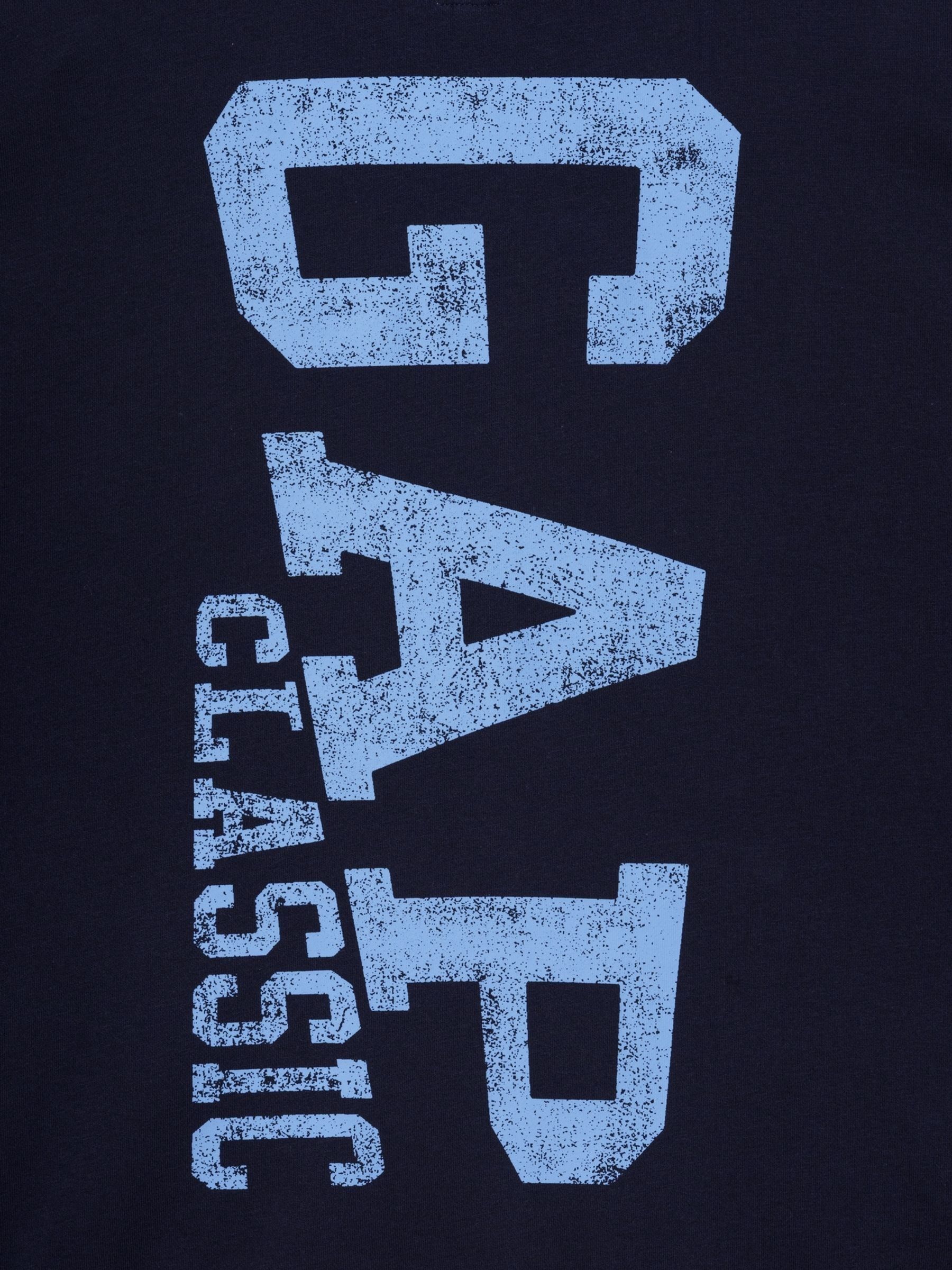 Blue Relaxed Gap Logo Zip Hoodie - Image 4 of 4 Blue Relaxed Gap Logo Zip Hoodie - Image 4 of 4