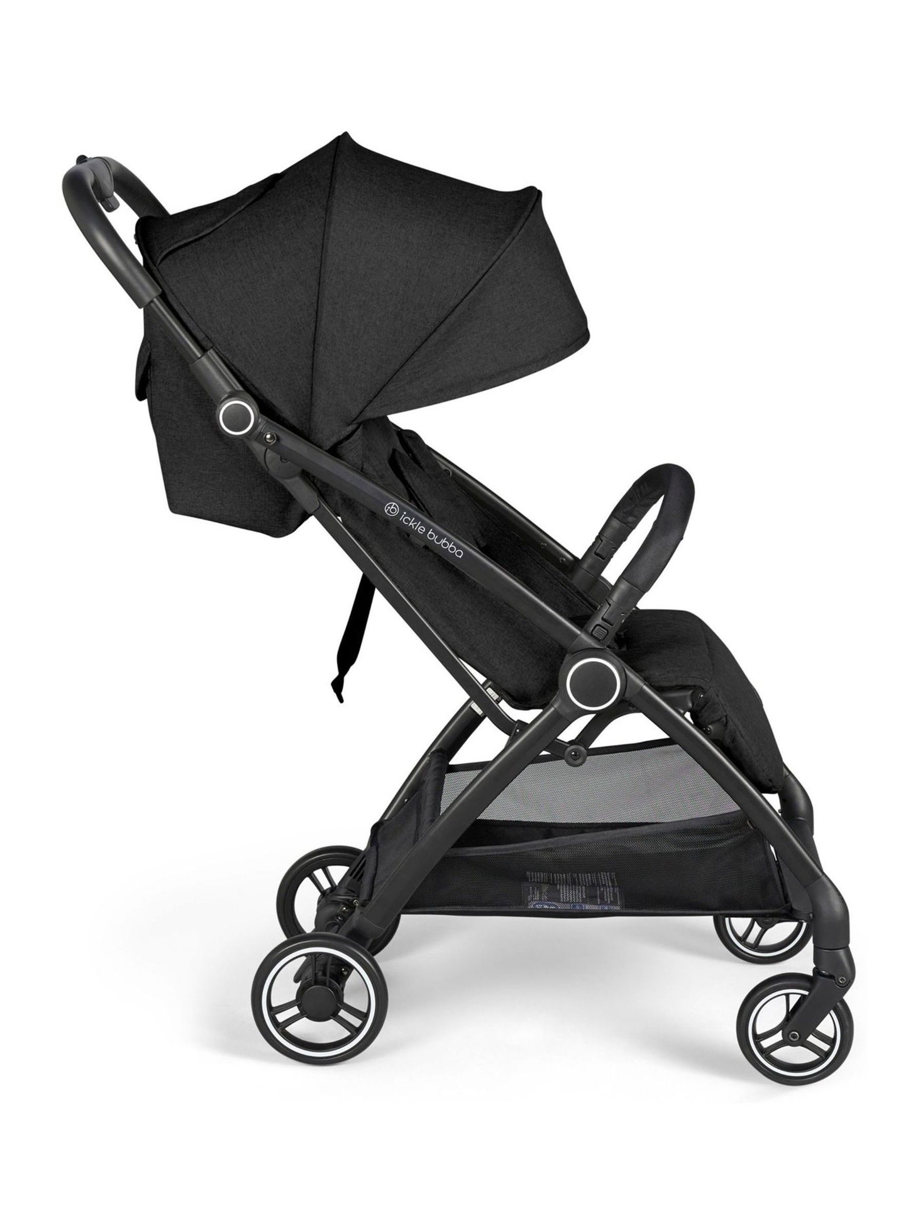 Ickle Bubba Black Aries Autofold Stroller - Image 3 of 6