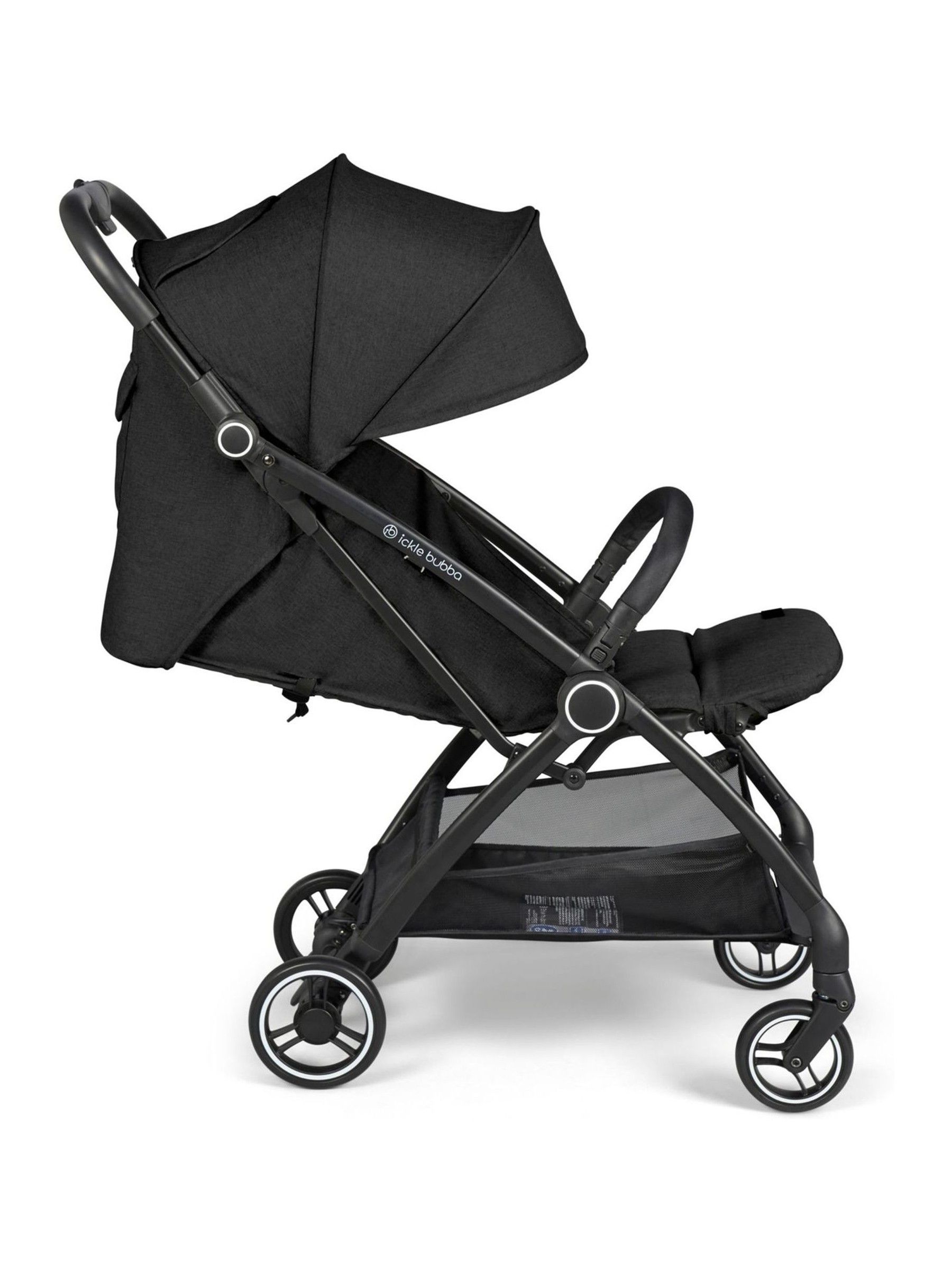 Ickle Bubba Black Aries Autofold Stroller - Image 4 of 6