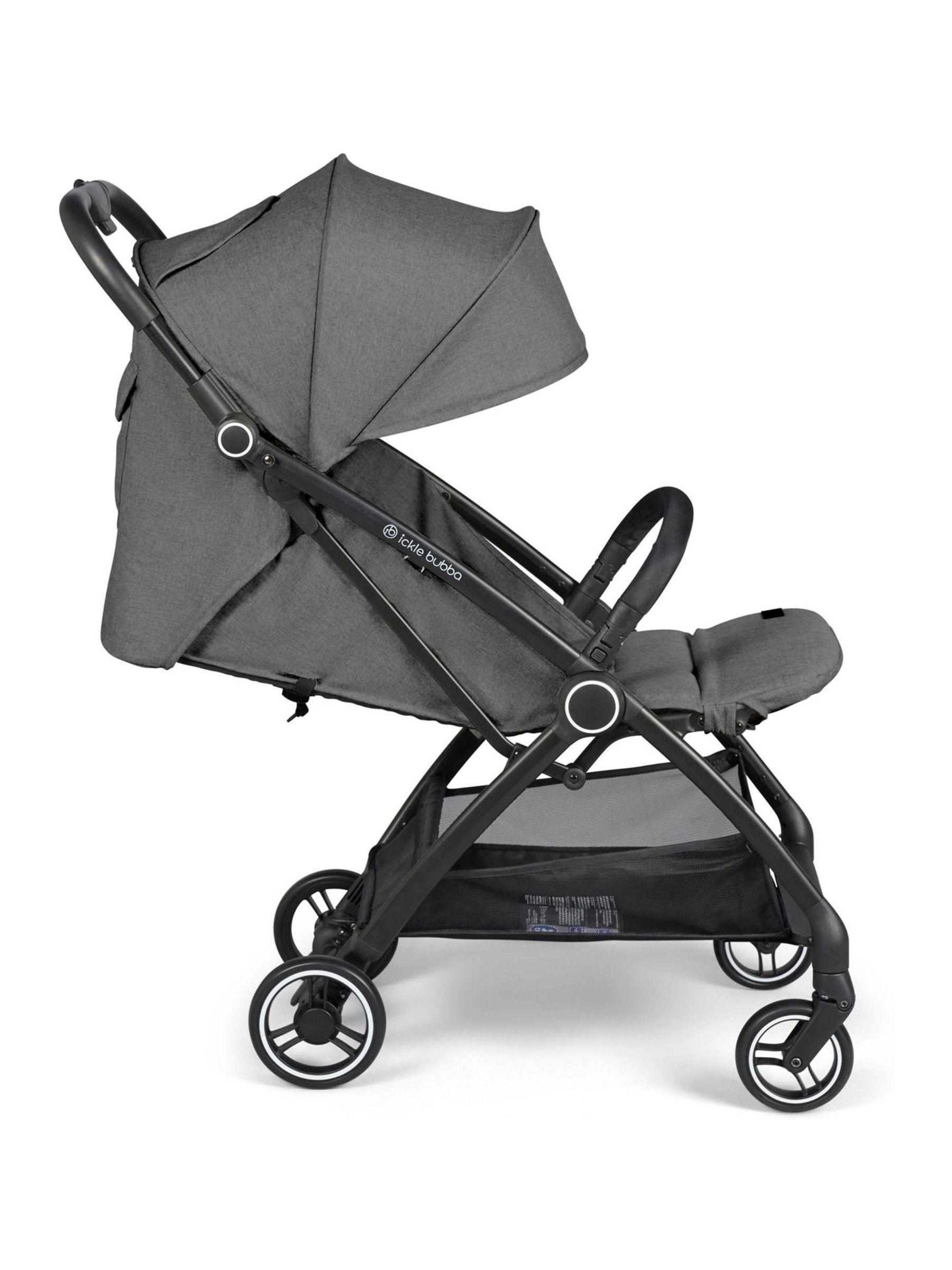 Ickle Bubba Graphite Grey Aries Max Autofold Stroller - Image 4 of 6