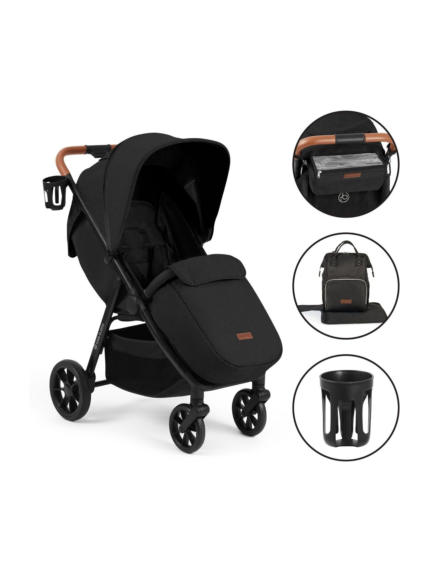 Ickle Bubba Midnight Stomp Stride Prime Stroller - Image 1 of 6