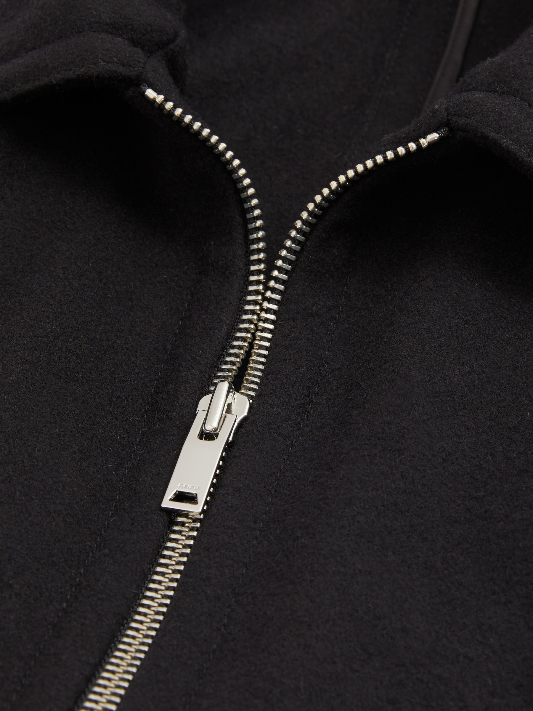 Atelier Virgin Wool-Blend Belted Coat in Black - Image 5 of 5