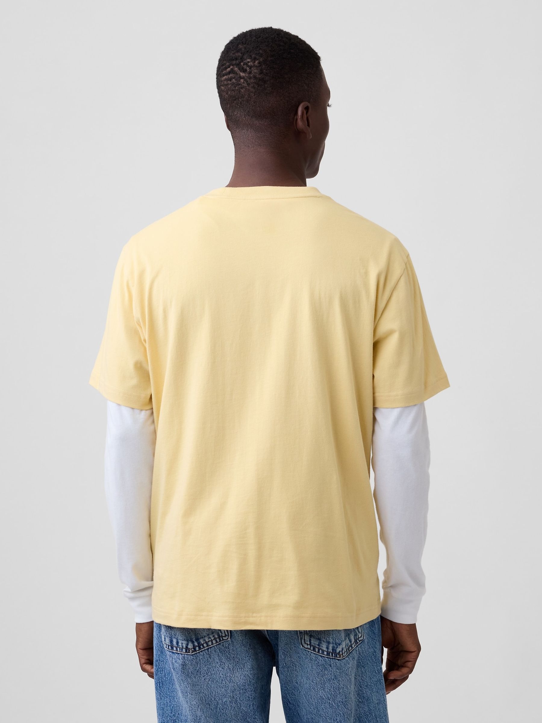 Brown Everyday Soft Relaxed Graphic T-Shirt - Image 2 of 4 Brown Everyday Soft Relaxed Graphic T-Shirt - Image 2 of 4