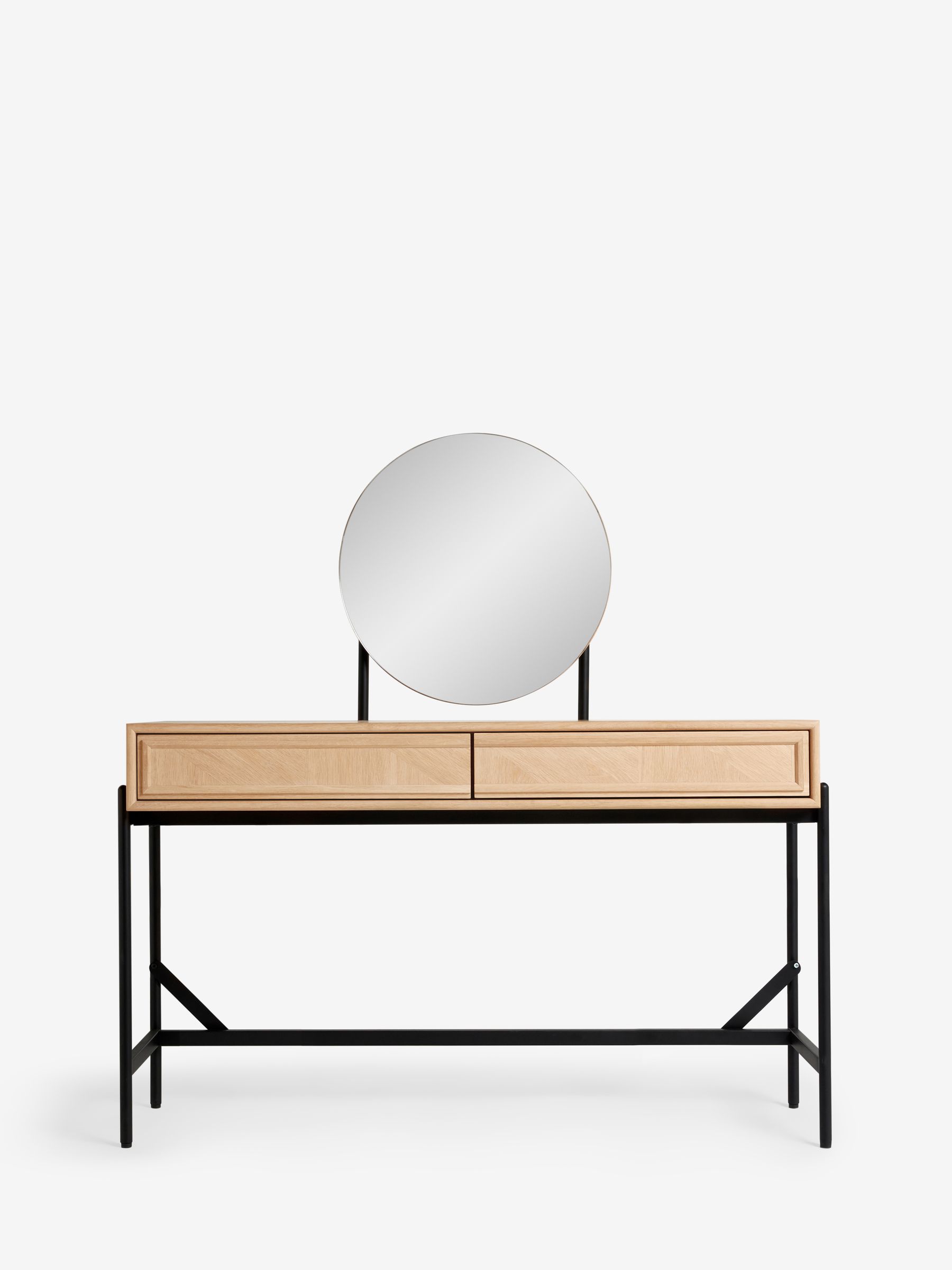 Jasper Conran London Whitewashed Oak Aden Dressing Table - Image 5 of 9