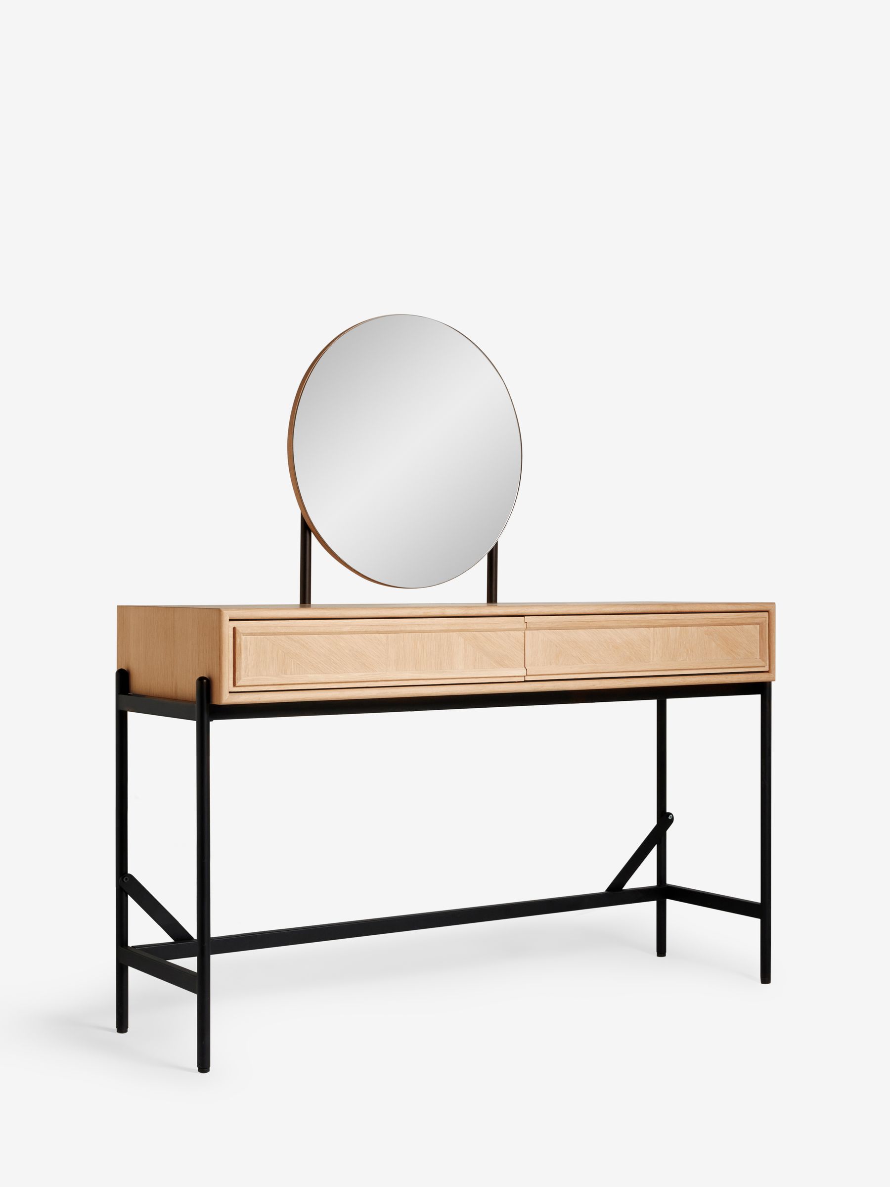 Jasper Conran London Whitewashed Oak Aden Dressing Table - Image 7 of 9