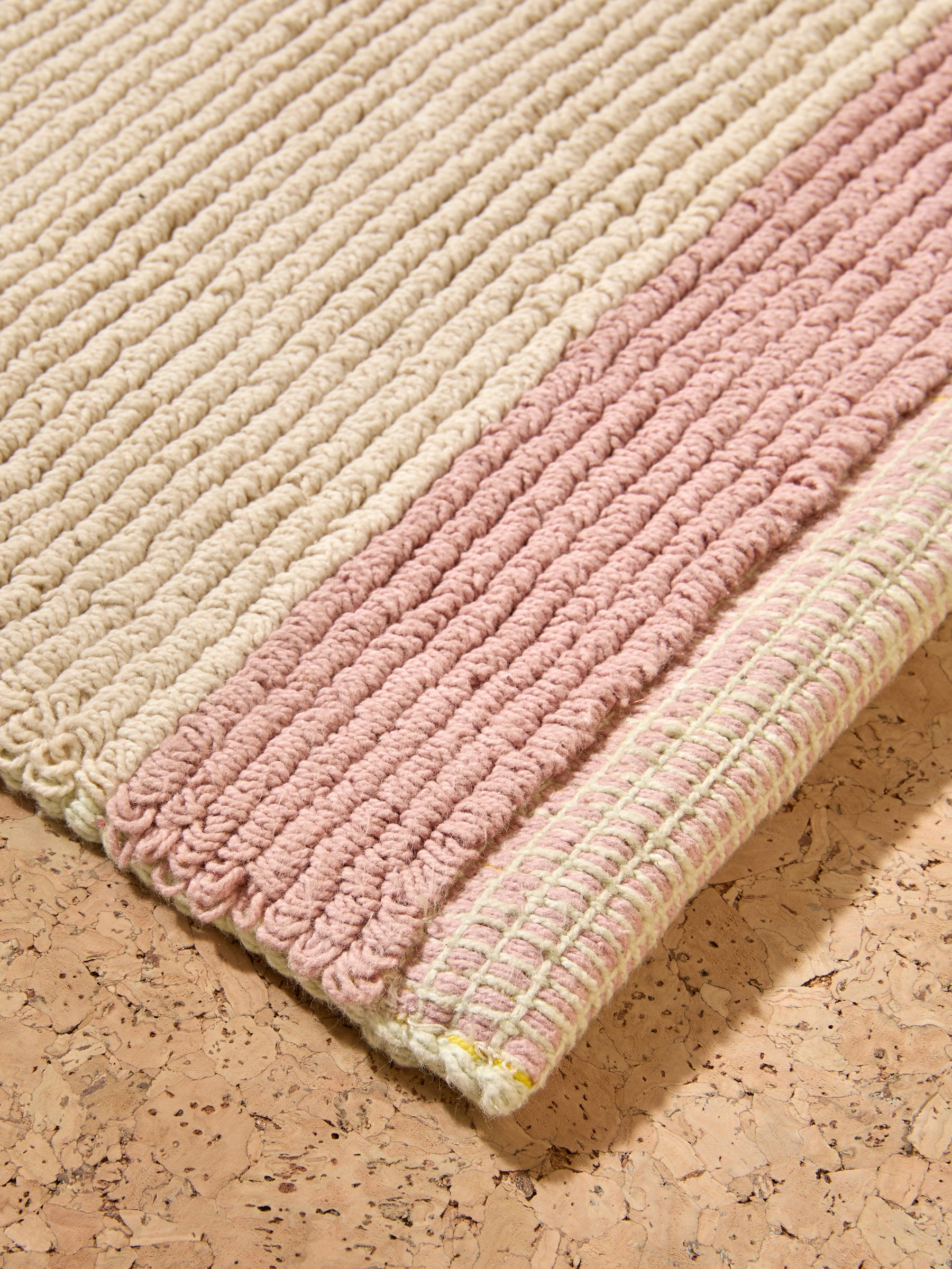 Jutta 100% Cotton Woven Bath Mat in Multi - Image 2 of 4