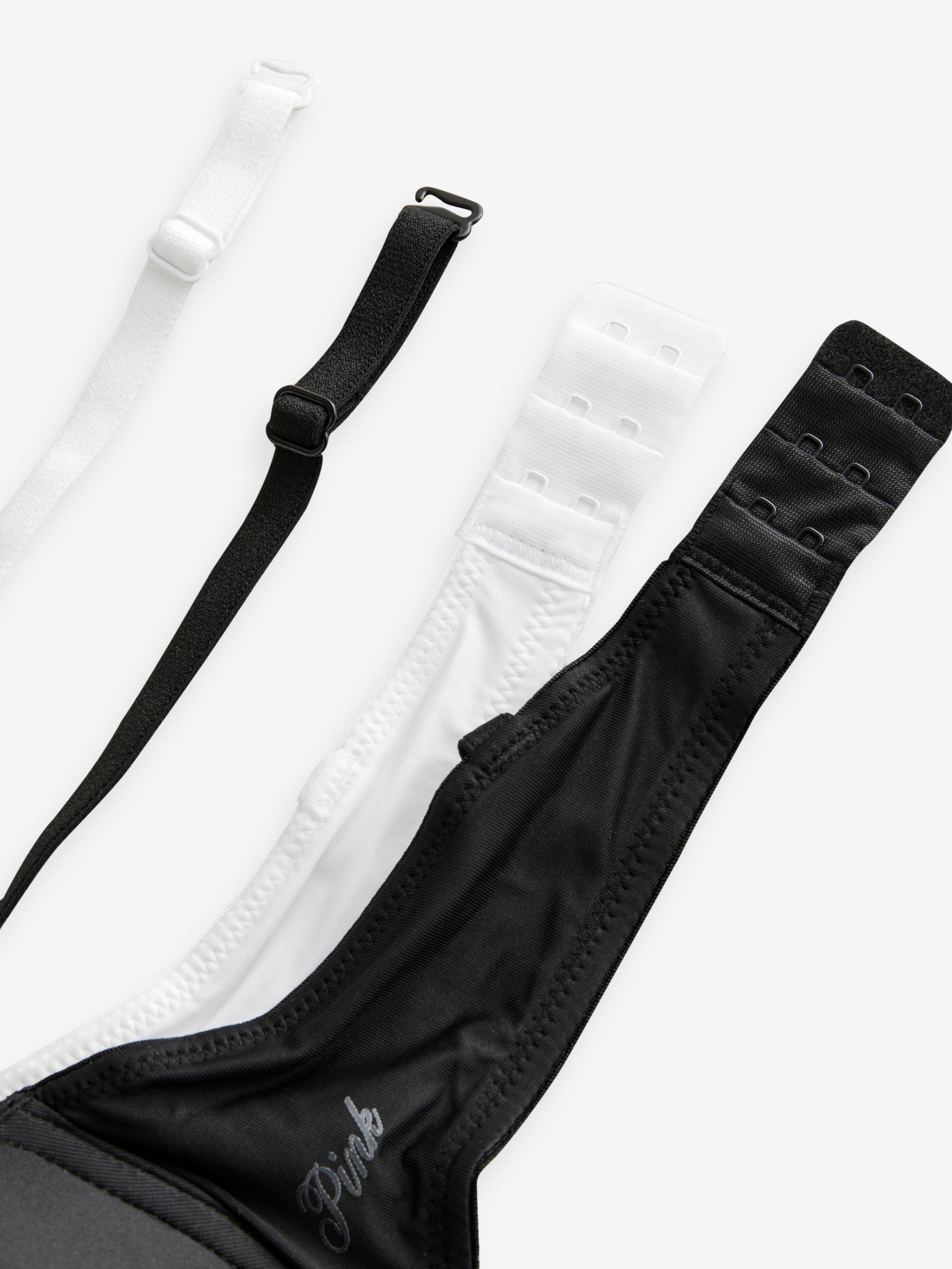 Black/White Push Up 2 Pack Bras - Image 3 of 6