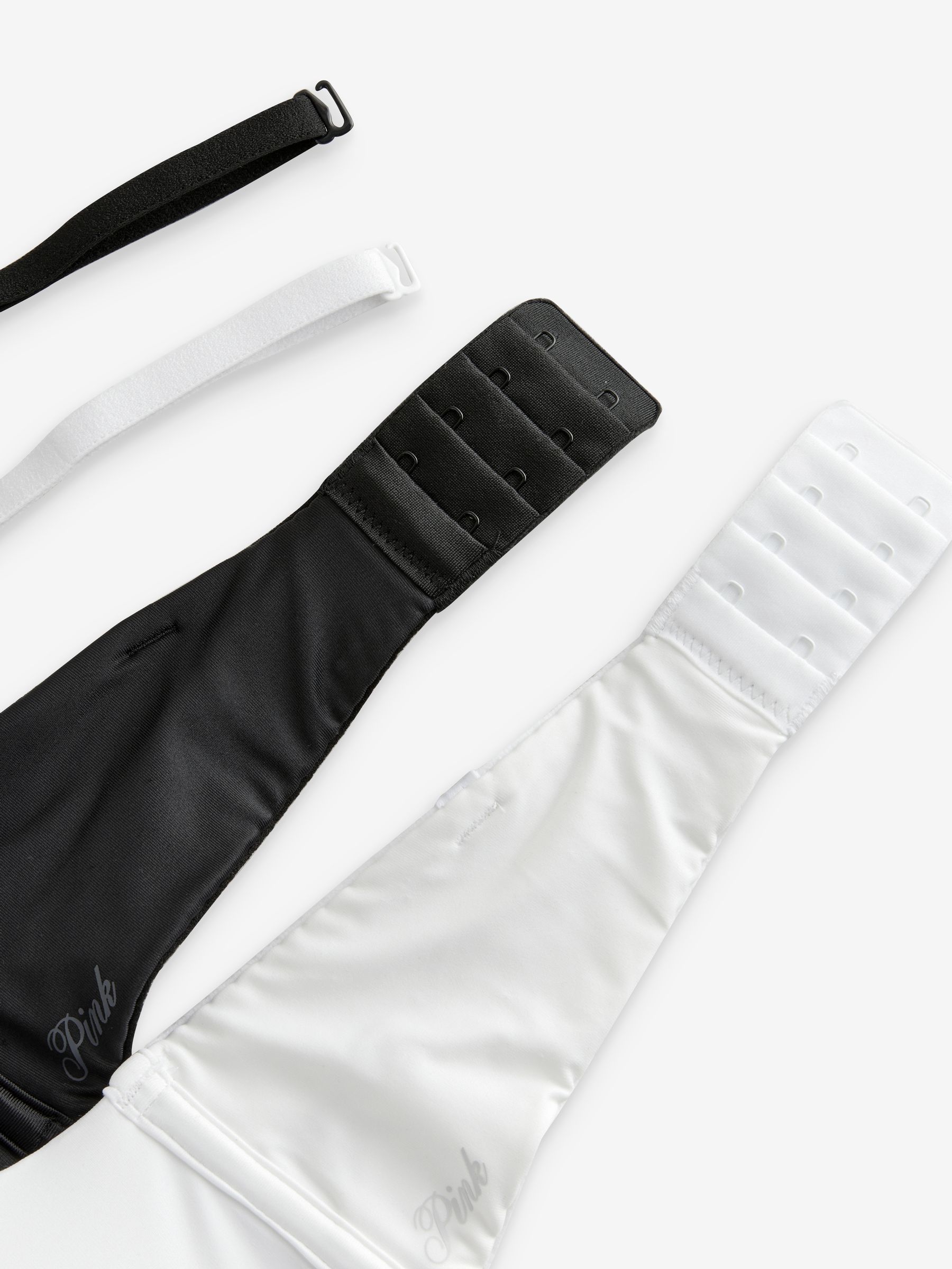Black/White Strapless Multiway Push Up 2 Pack Bras - Image 3 of 6