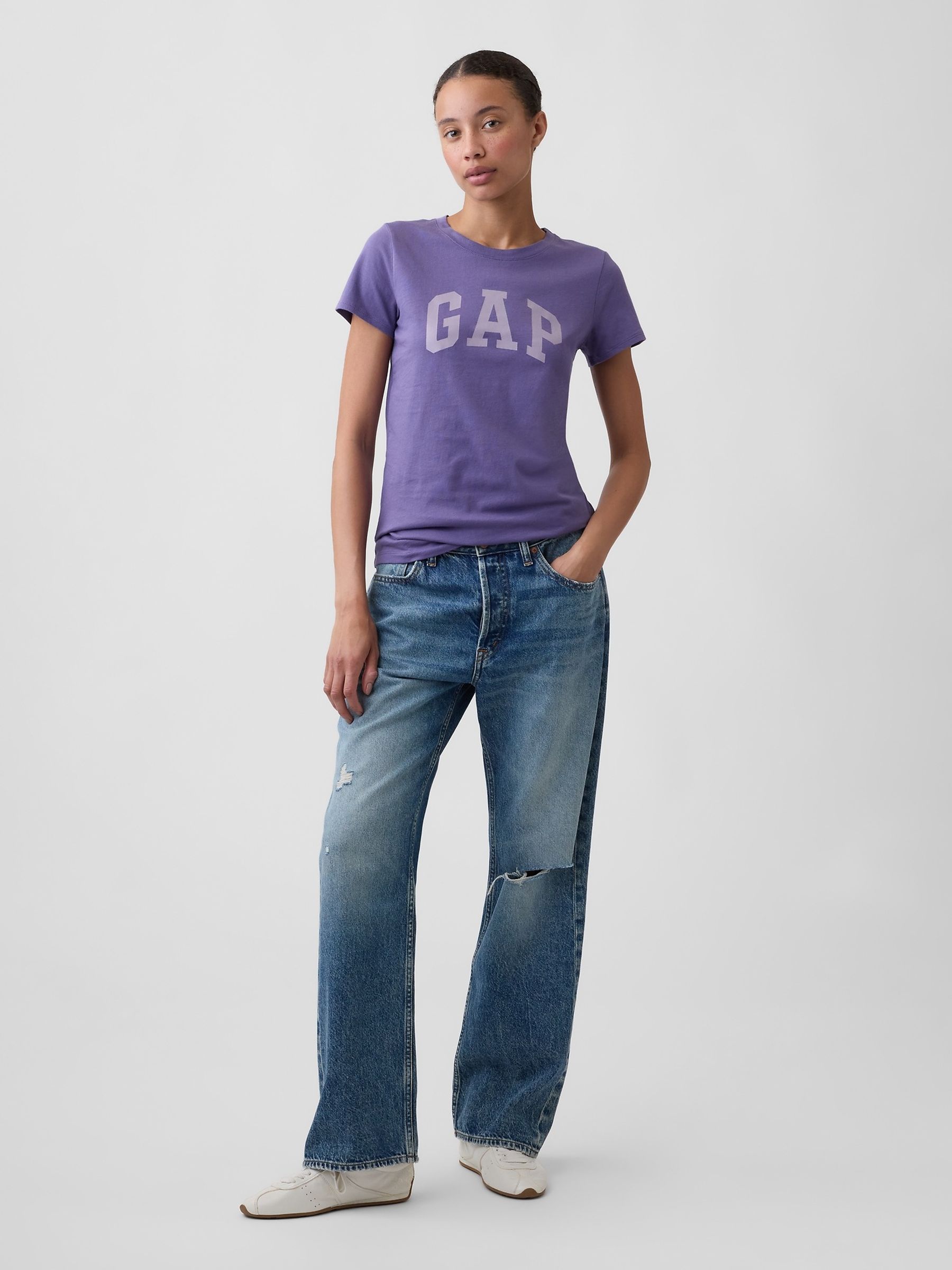 Purple Logo Short Sleeve T-Shirt - Image 3 of 4
