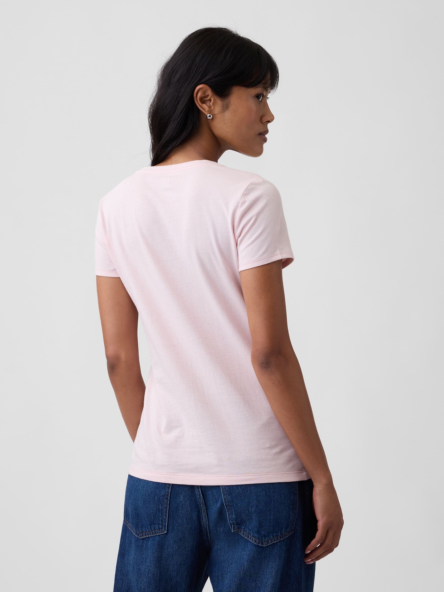 Light Pink Logo Short Sleeve T-Shirt - Image 2 of 4 Light Pink Logo Short Sleeve T-Shirt - Image 2 of 4