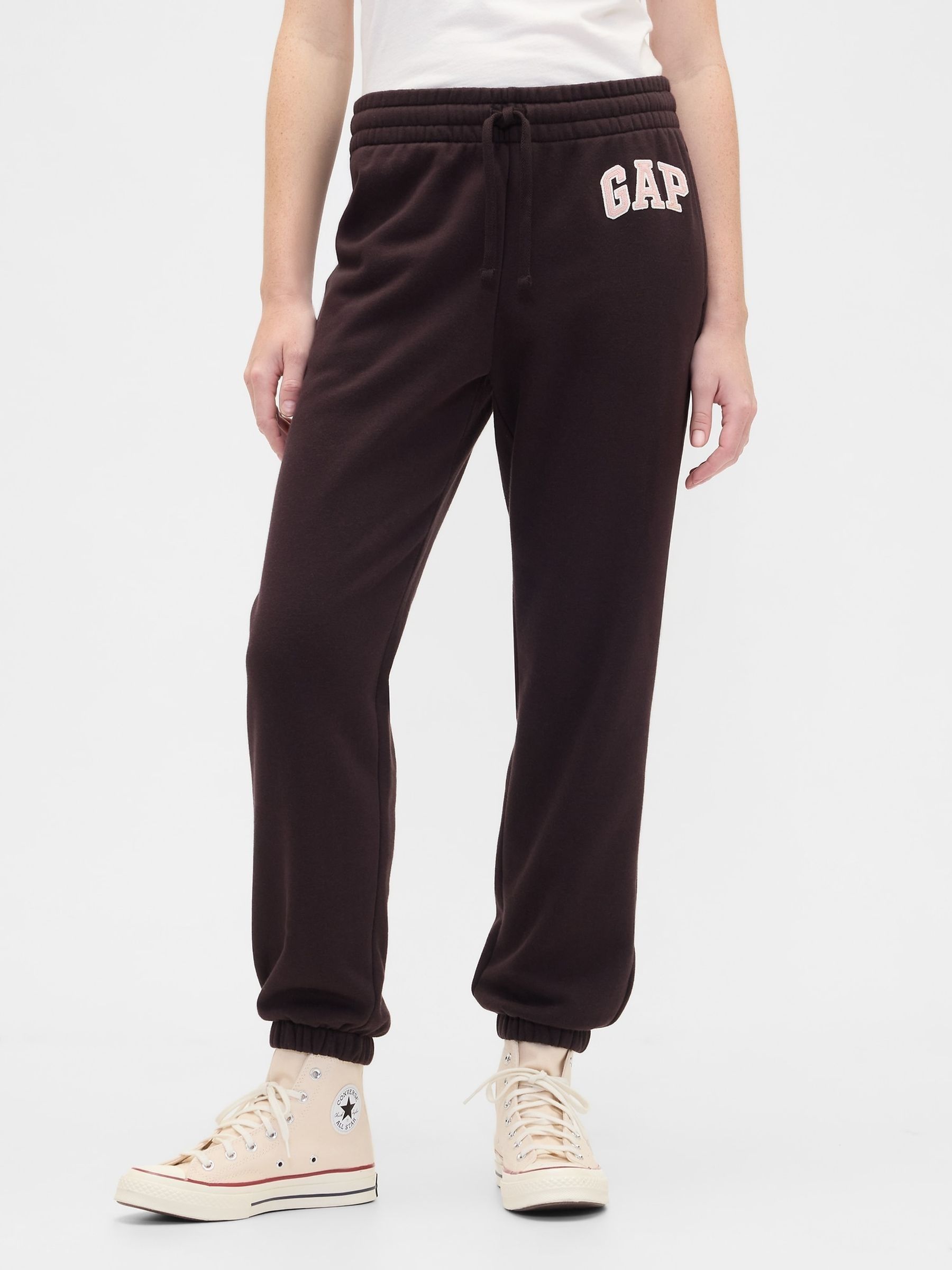 Brown Logo Joggers - Image 1 of 5