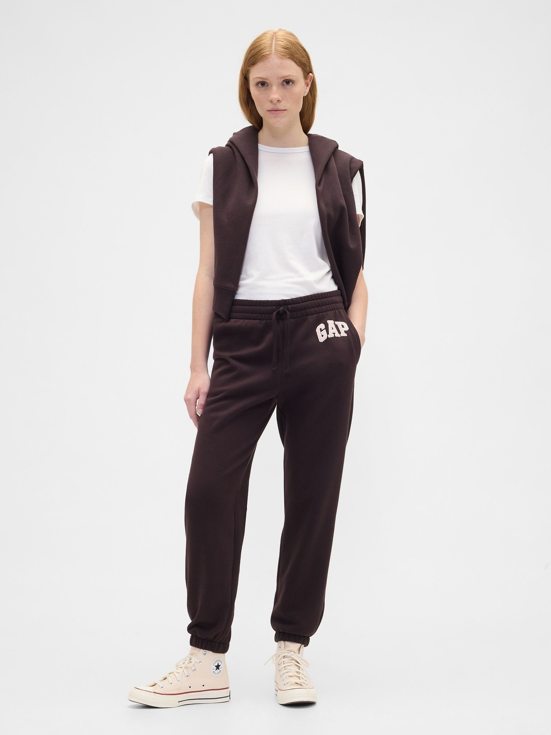 Brown Logo Joggers - Image 2 of 5