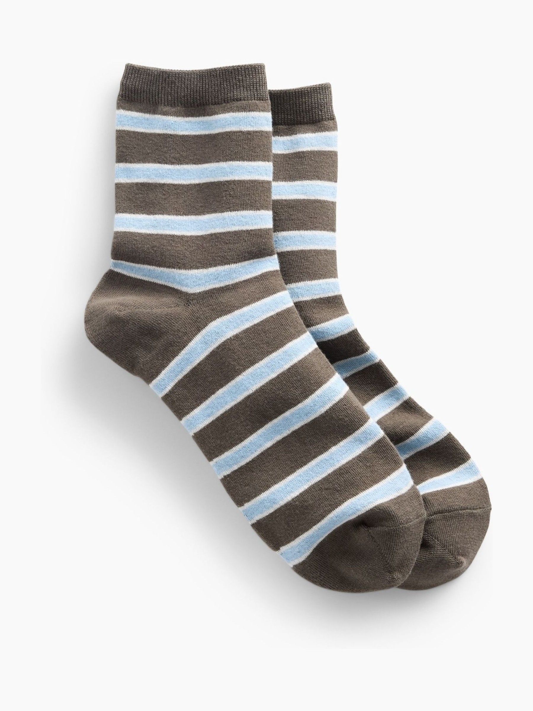 Blue Stripe Half Crew Adult Socks - Image 1 of 2