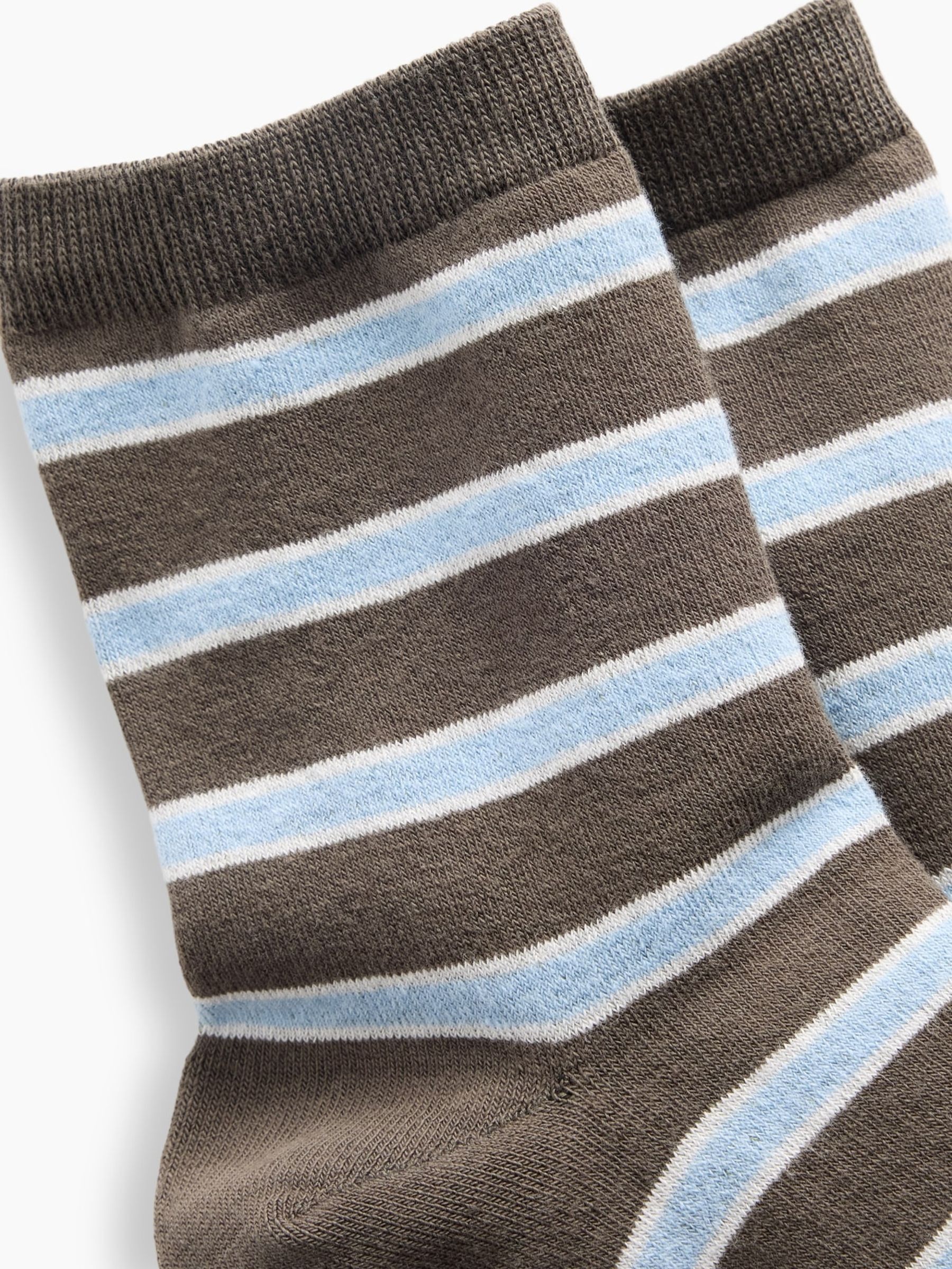 Blue Stripe Half Crew Adult Socks - Image 2 of 2