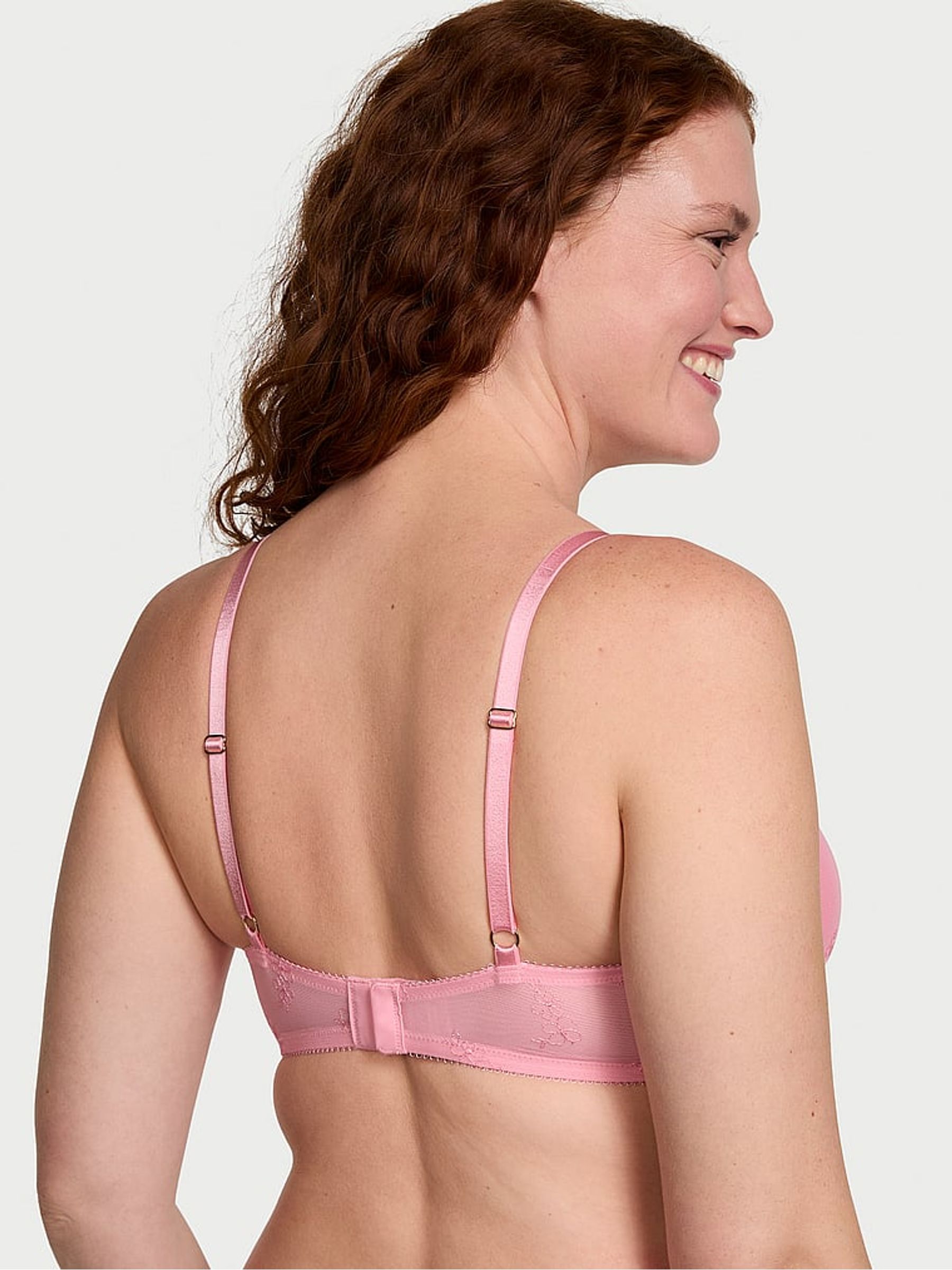 Pink Hope Push Up Pretty Petals Embroidered Bra - Image 2 of 3