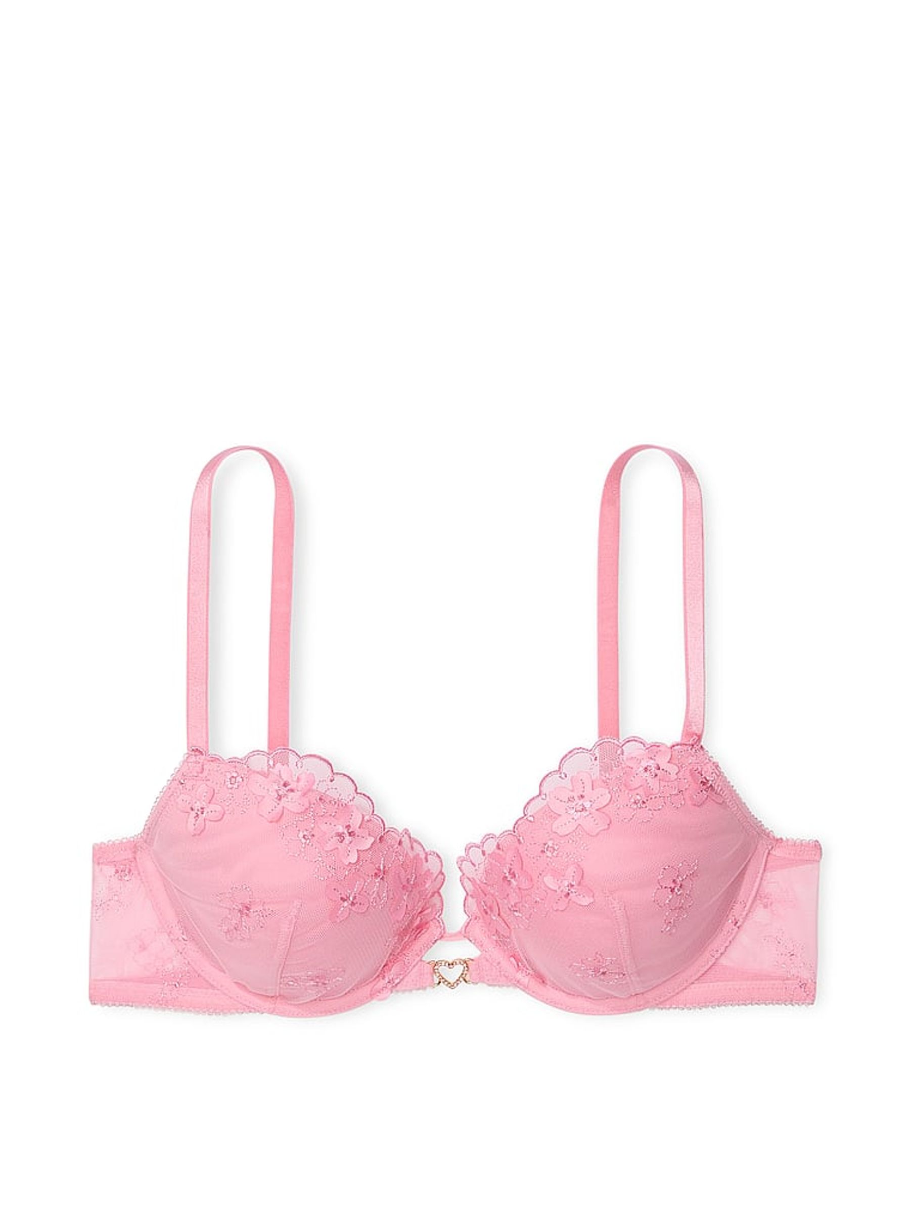 Pink Hope Push Up Pretty Petals Embroidered Bra - Image 3 of 3