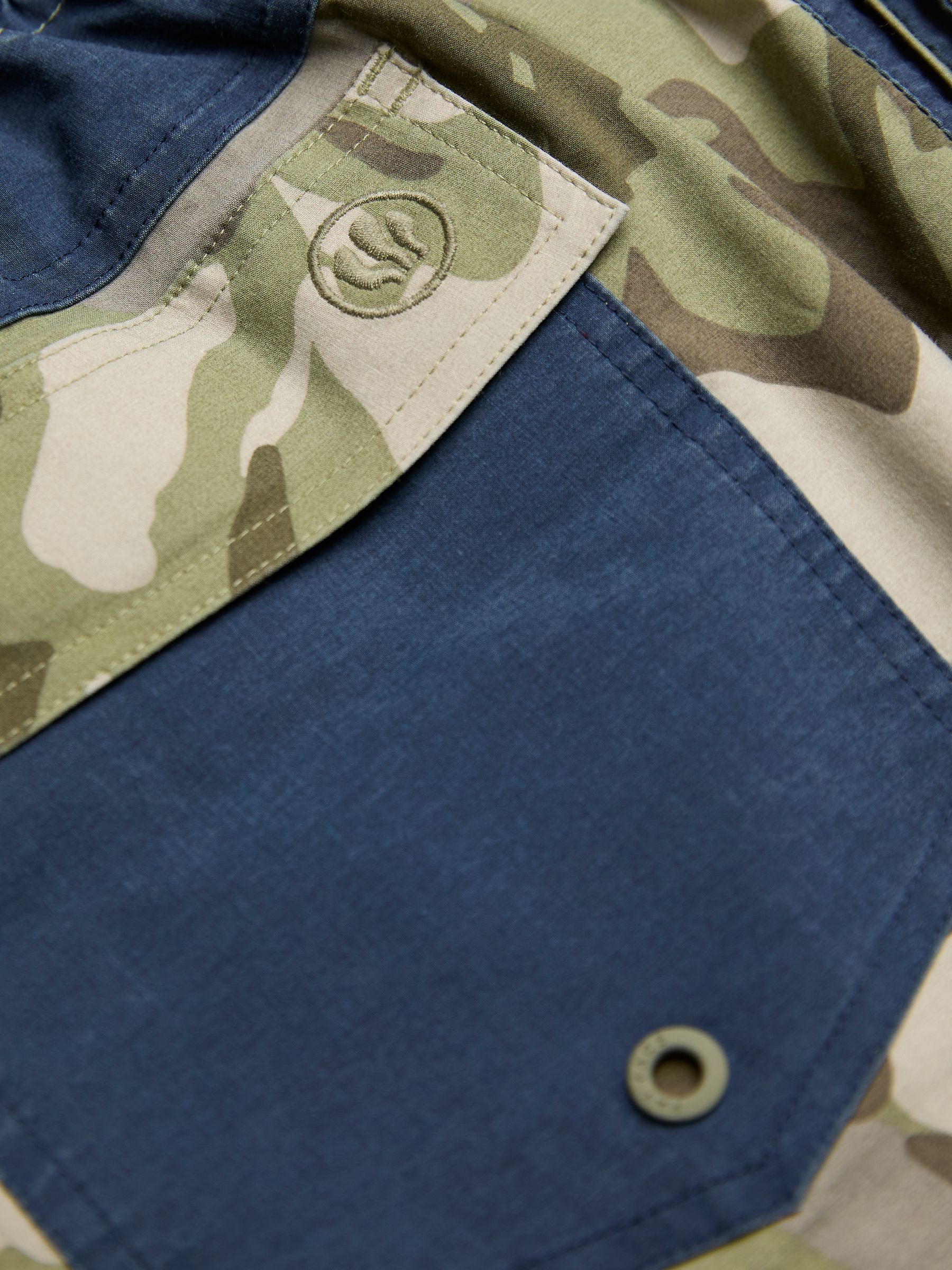 Camber Green Camo Swim Shorts - Image 6 of 6