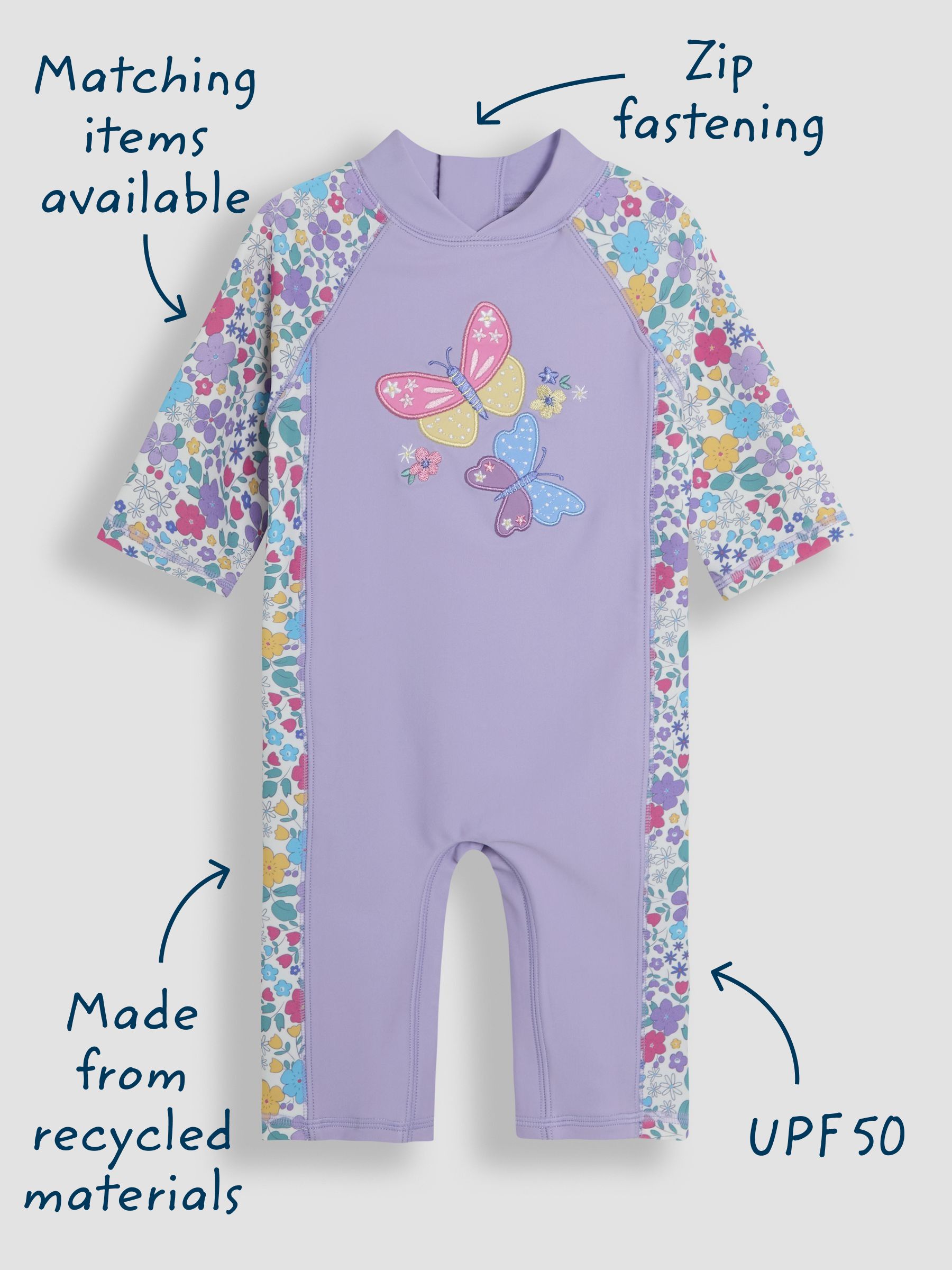 Pastel Sun Protection Suit - Image 4 of 5
