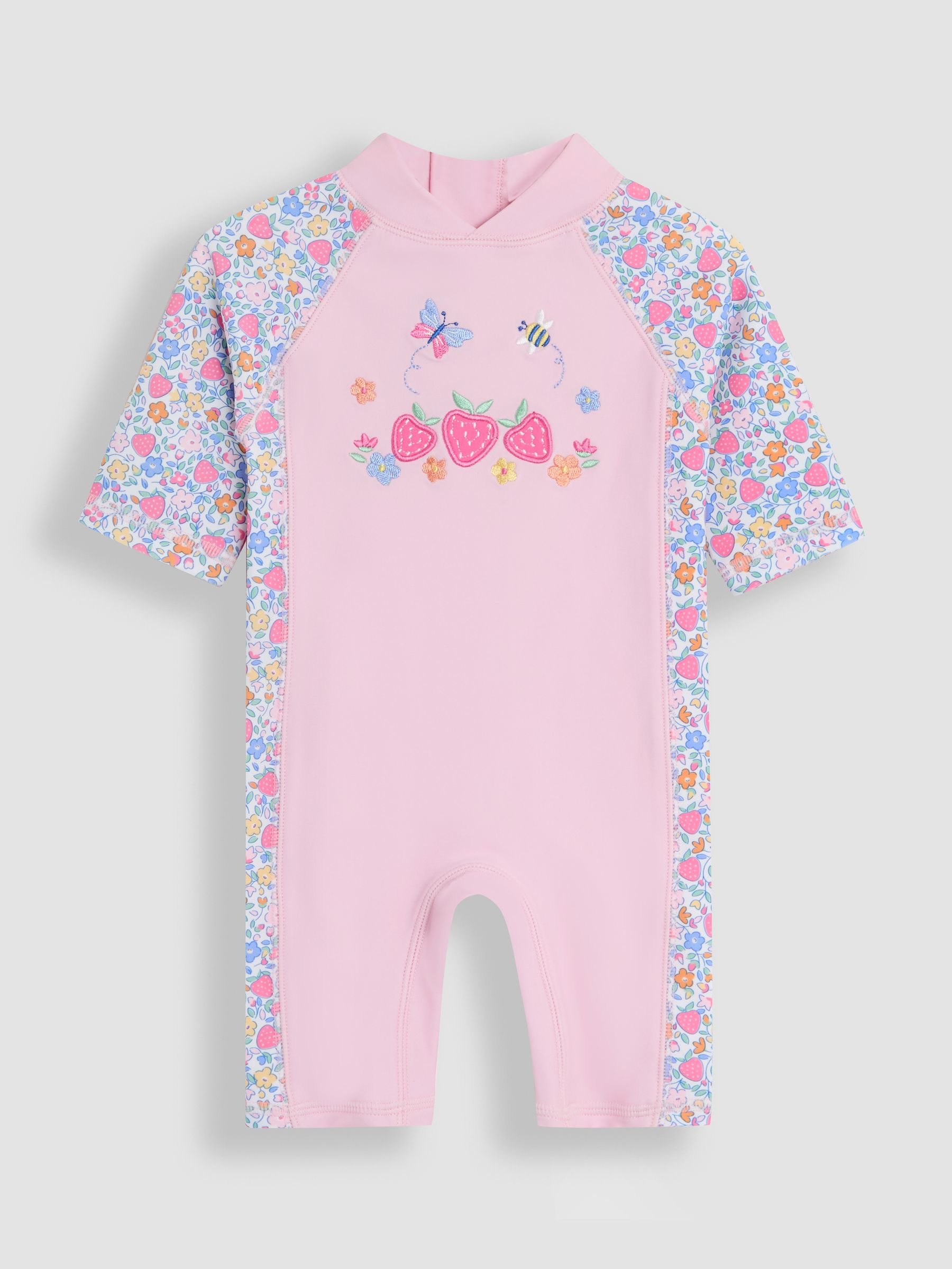 Strawberry Floral Sun Protection Suit - Image 1 of 3