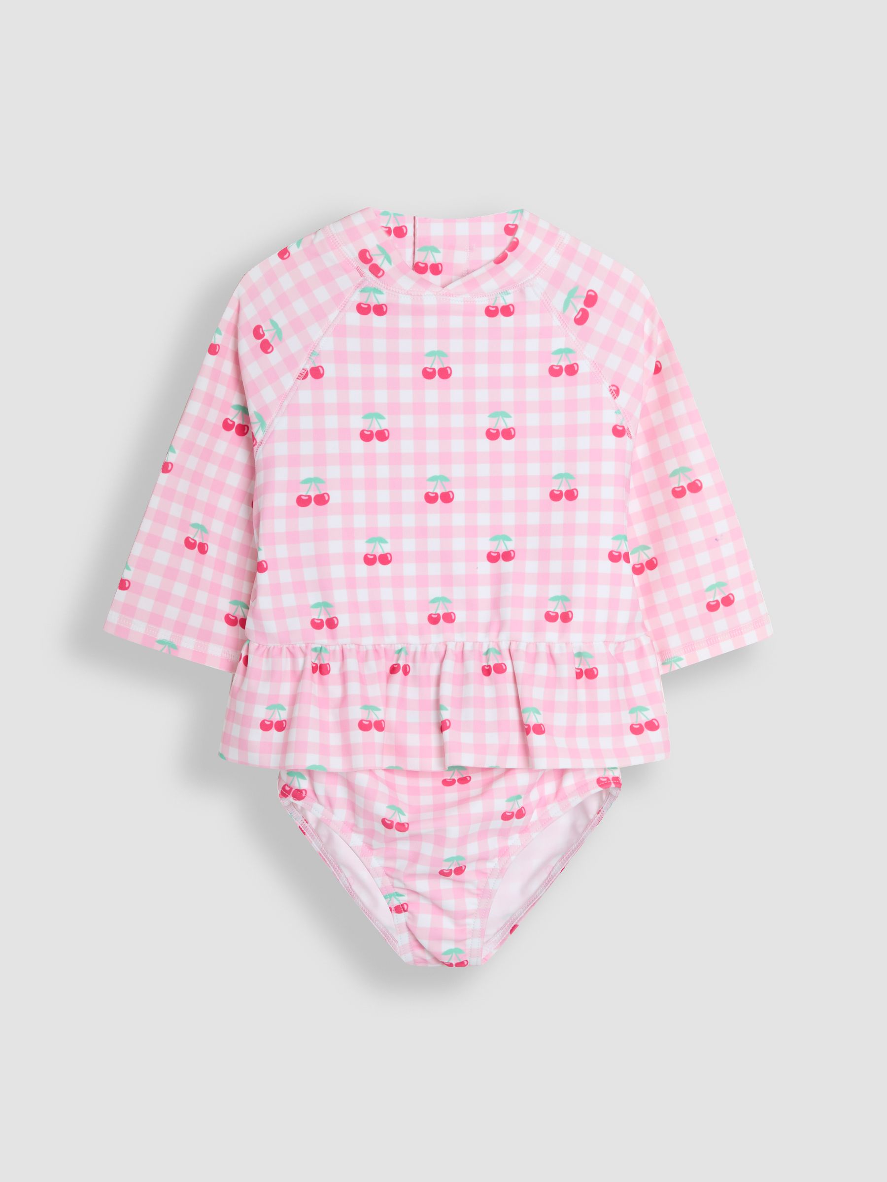 Gingham Rash Vest Set 2 Piece - Image 1 of 5