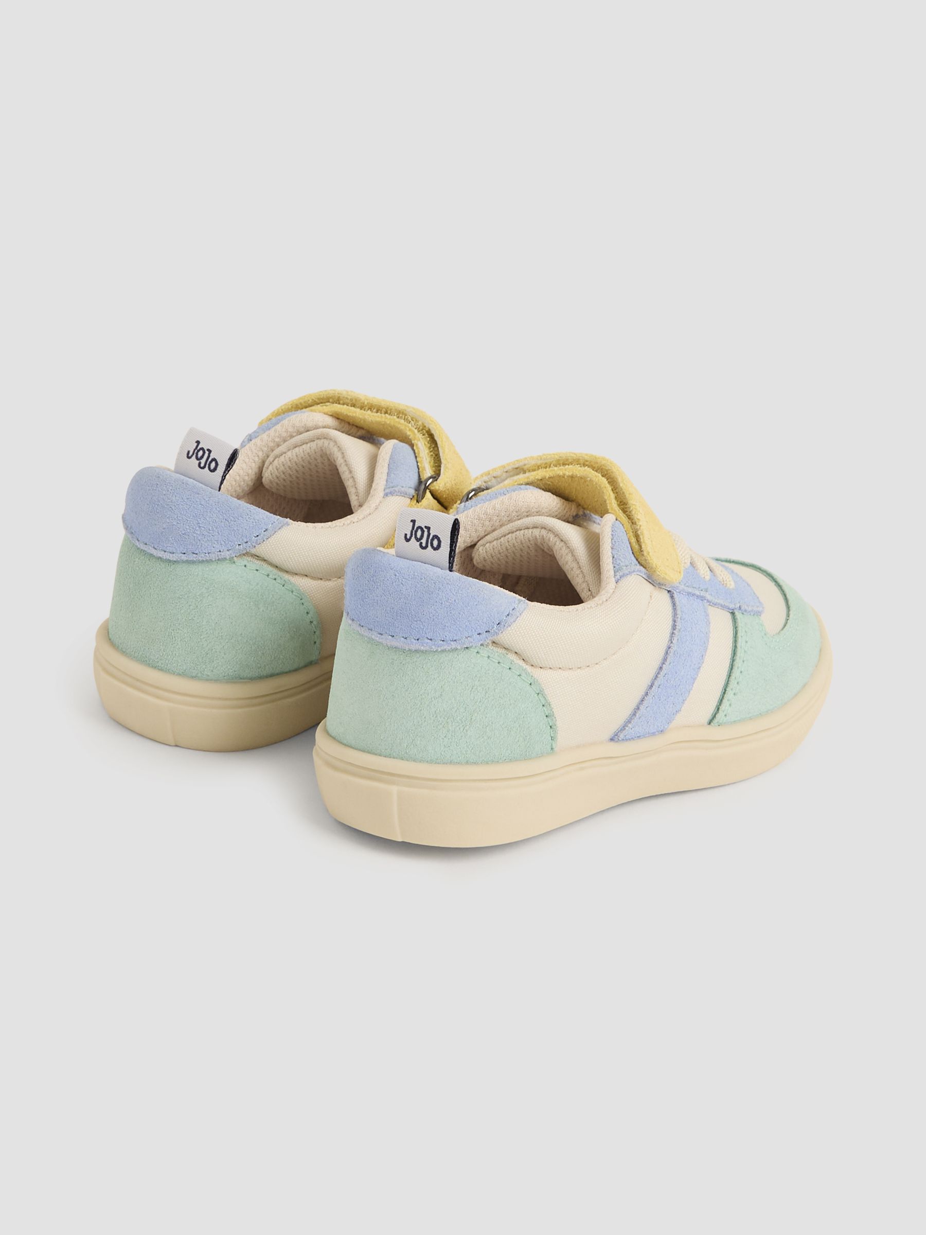 Multi Colourblock Riptape Trainers - Image 2 of 4